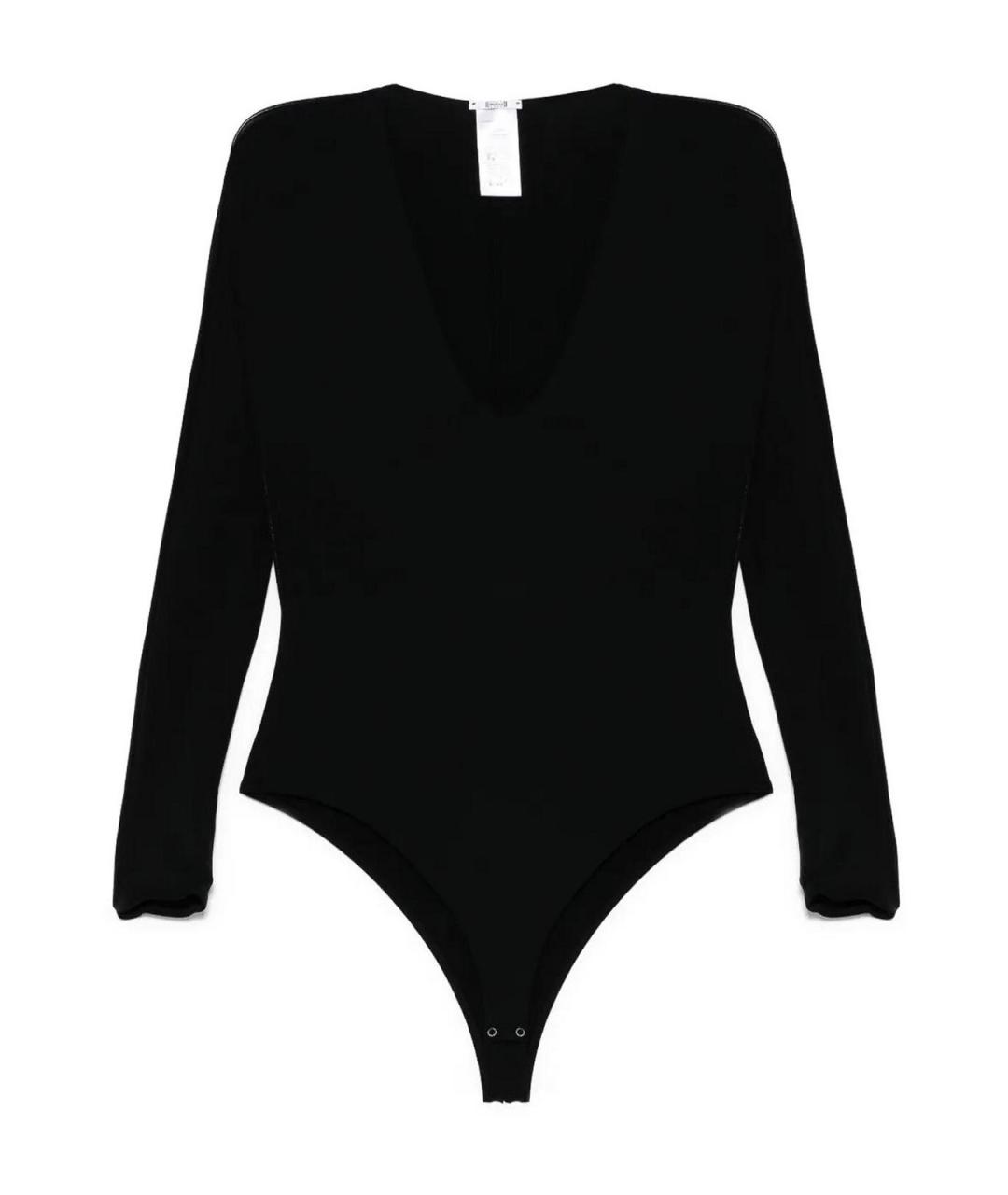 WOLFORD Черное полиамидовое боди, фото 1