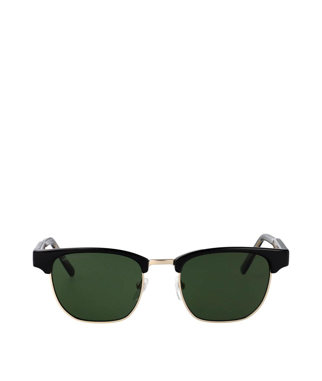 LACOSTE Золотые пластиковые солнцезащитные очки, фото 1