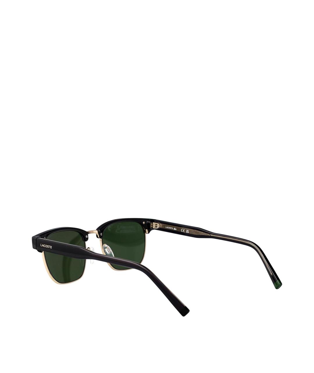 LACOSTE Золотые пластиковые солнцезащитные очки, фото 4