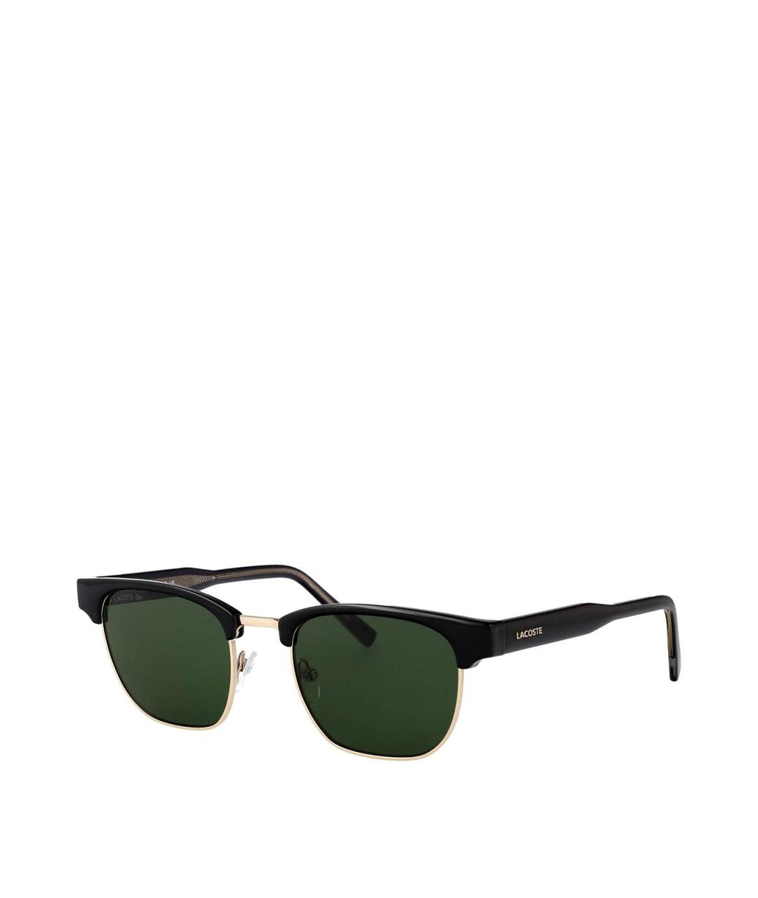 LACOSTE Золотые пластиковые солнцезащитные очки, фото 2