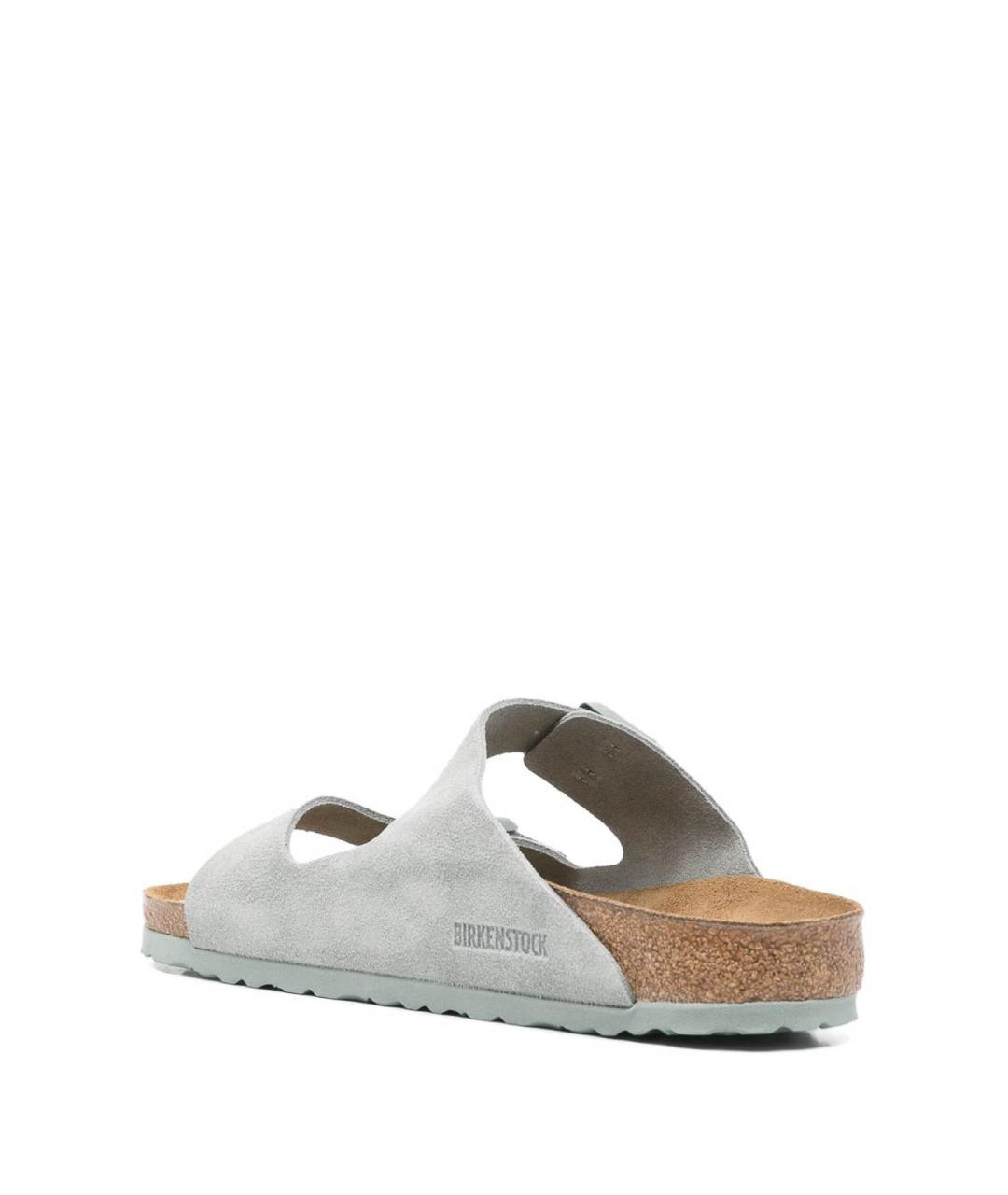 BIRKENSTOCK Зеленые замшевые лоферы, фото 4
