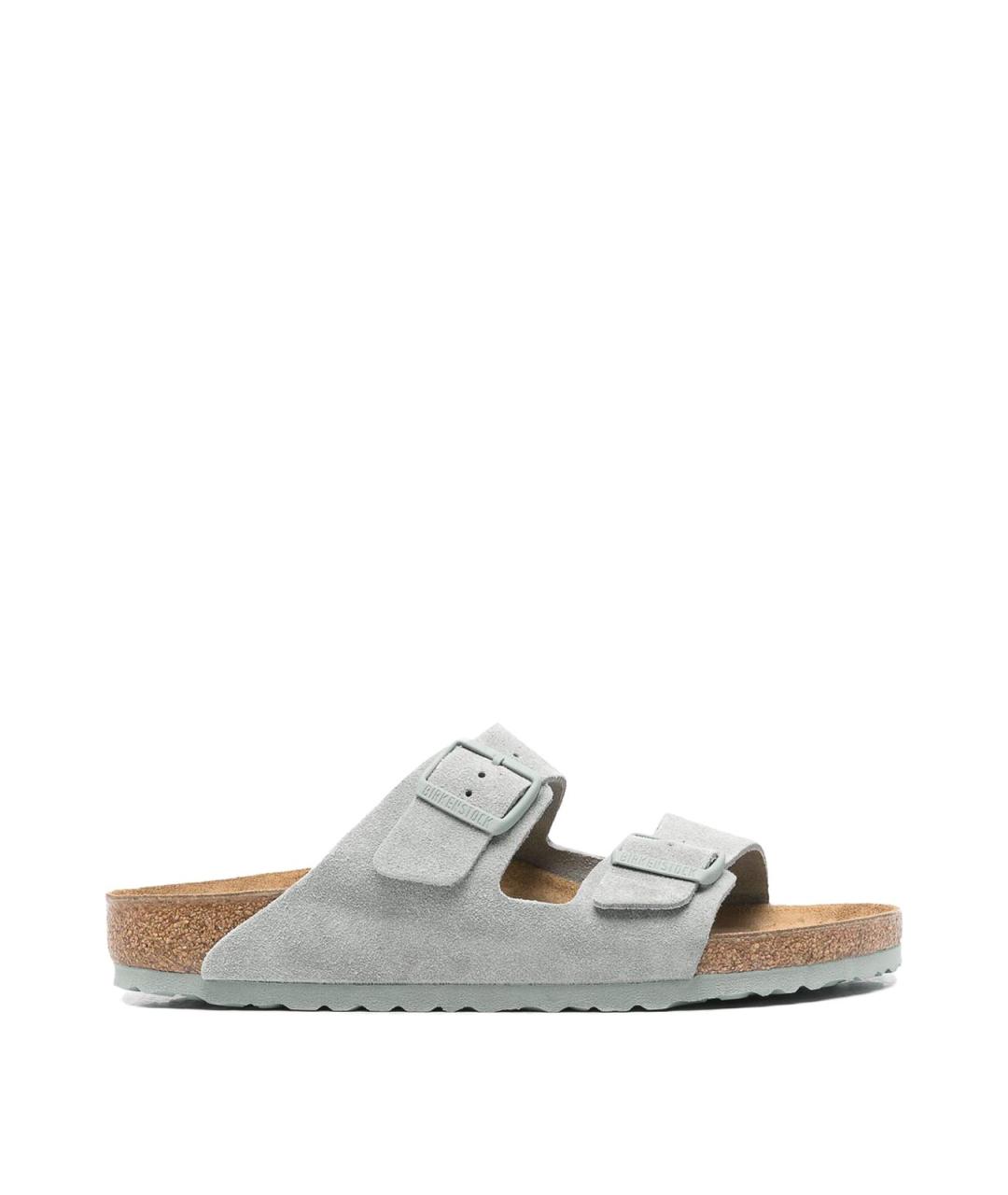 BIRKENSTOCK Зеленые замшевые лоферы, фото 1