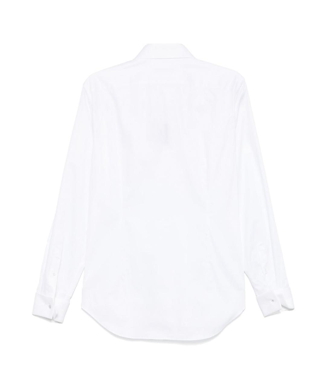 CORNELIANI Белая хлопковая классическая рубашка, фото 2