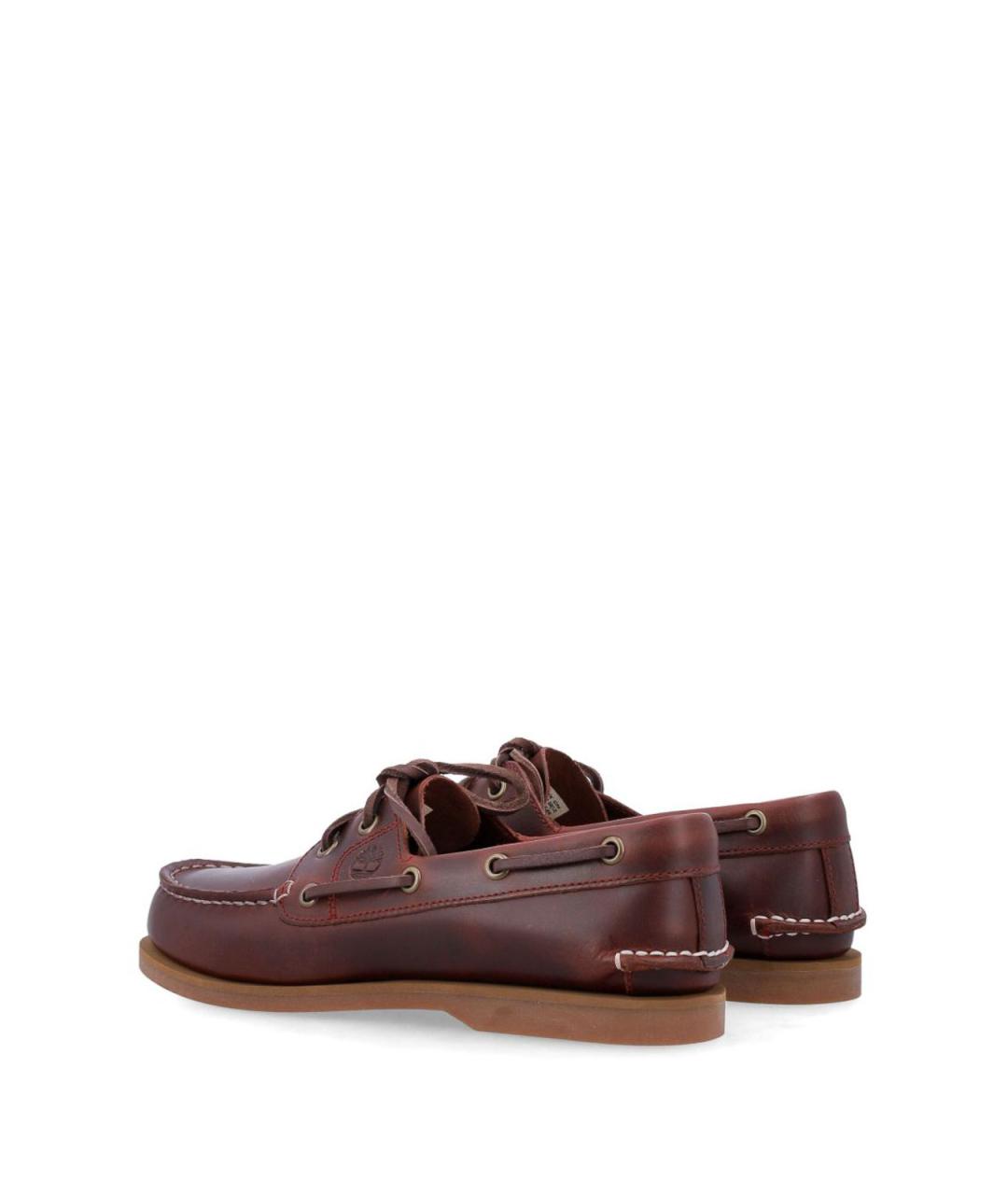 TIMBERLAND Бордовые кожаные брогги и оксфорды, фото 4