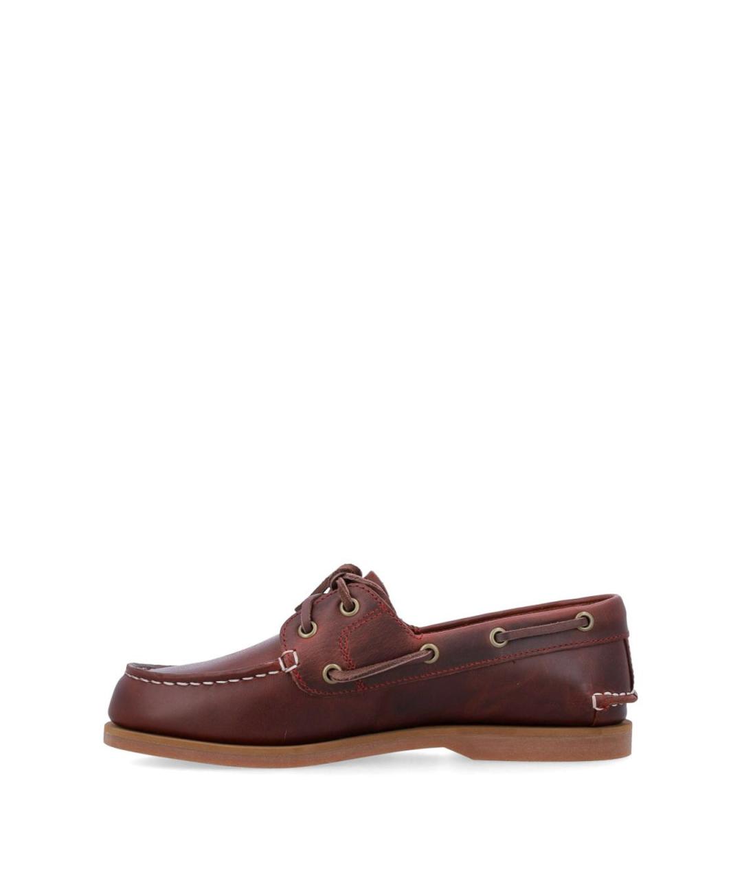 TIMBERLAND Бордовые кожаные брогги и оксфорды, фото 3