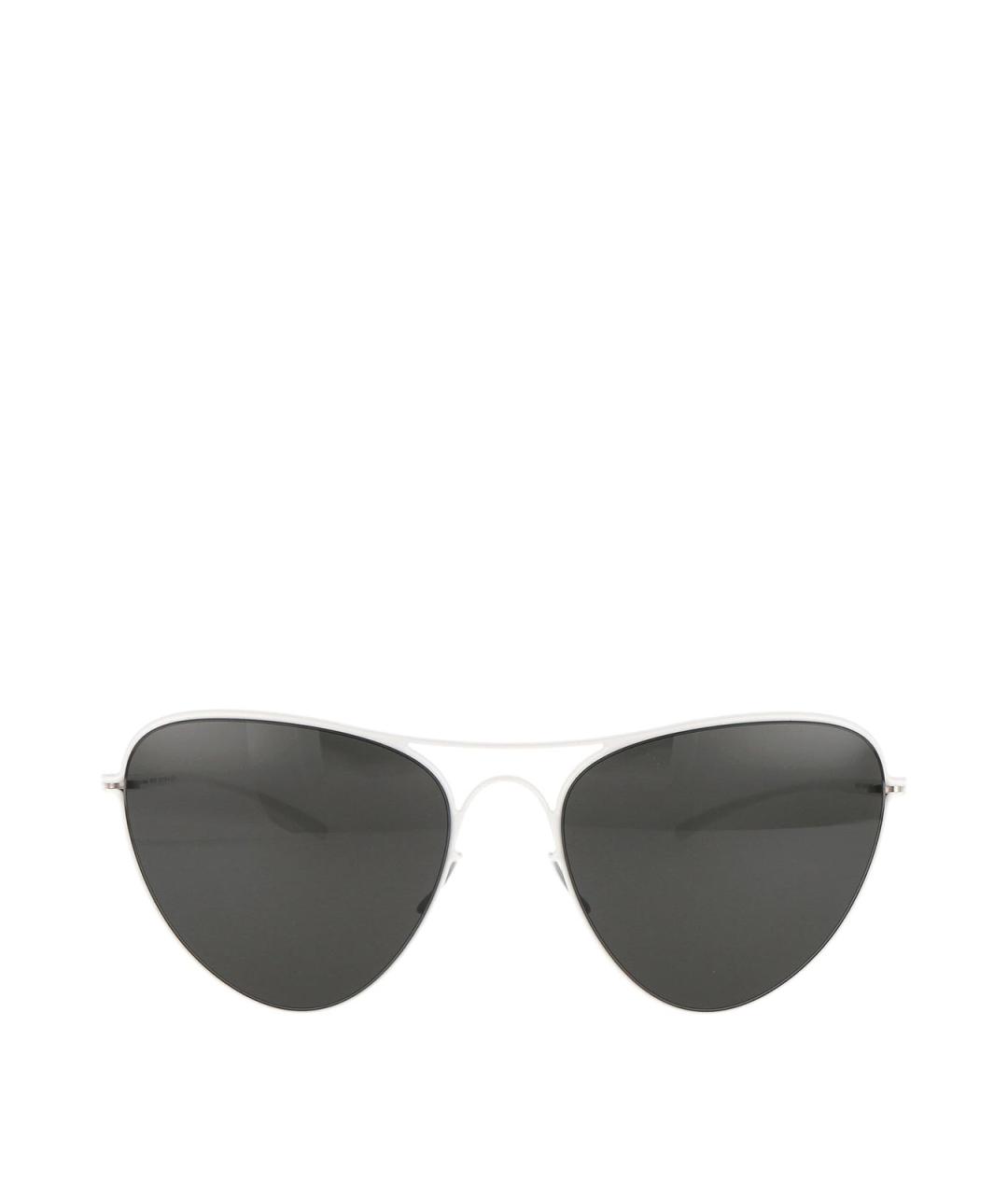 MYKITA Белые металлические солнцезащитные очки, фото 1