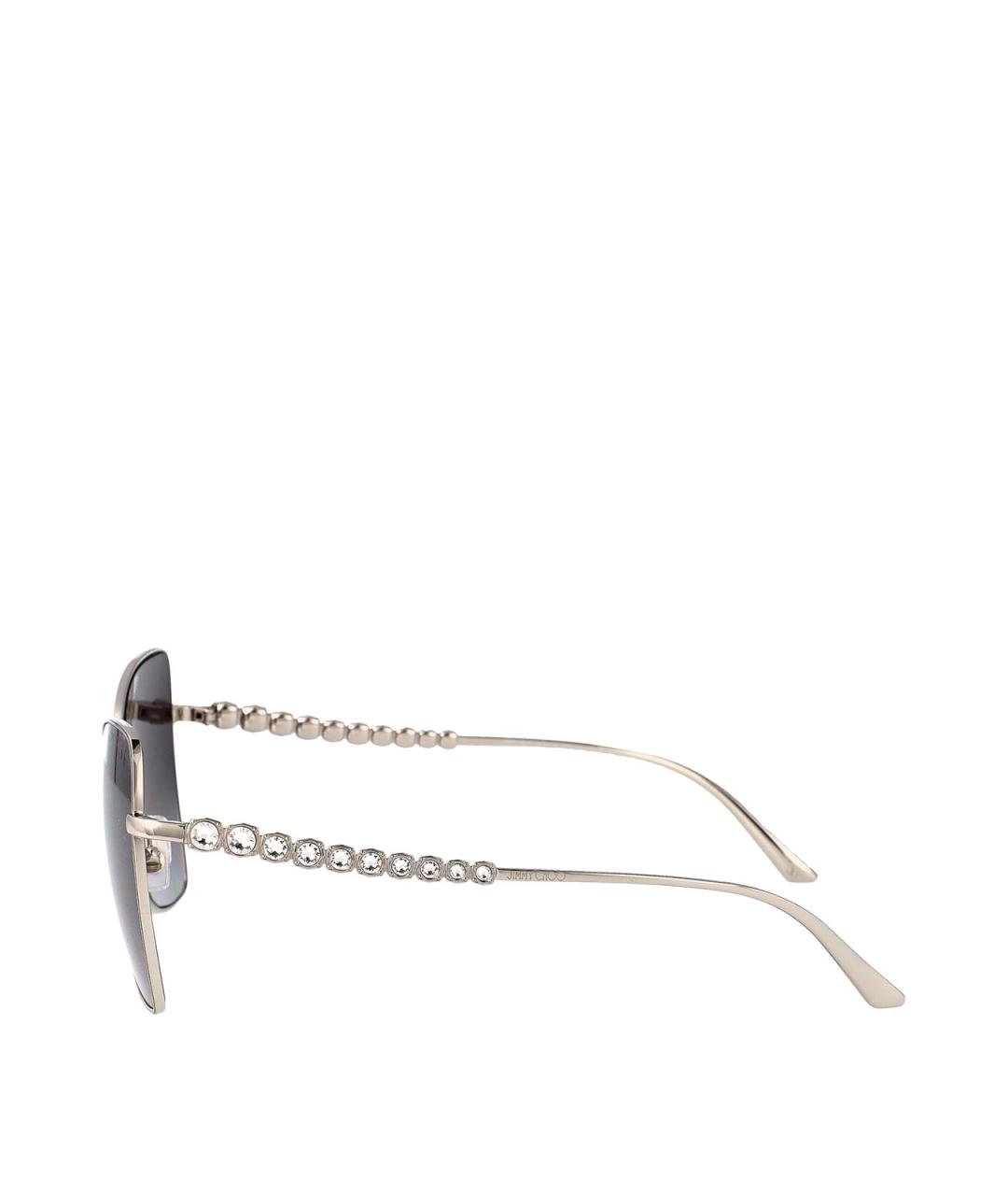 JIMMY CHOO Серебряные солнцезащитные очки, фото 3