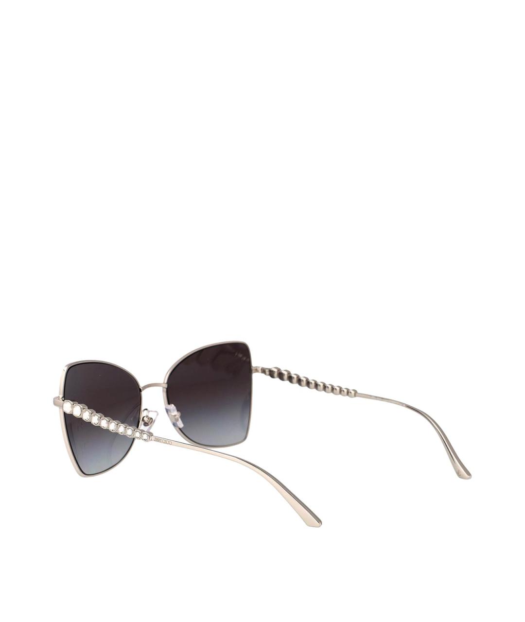JIMMY CHOO Серебряные солнцезащитные очки, фото 4