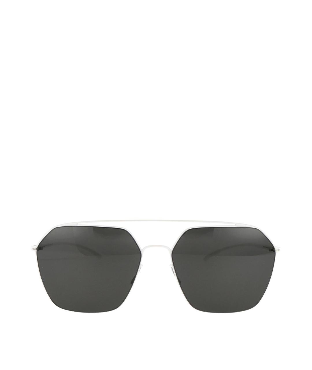 MYKITA Белые металлические солнцезащитные очки, фото 1