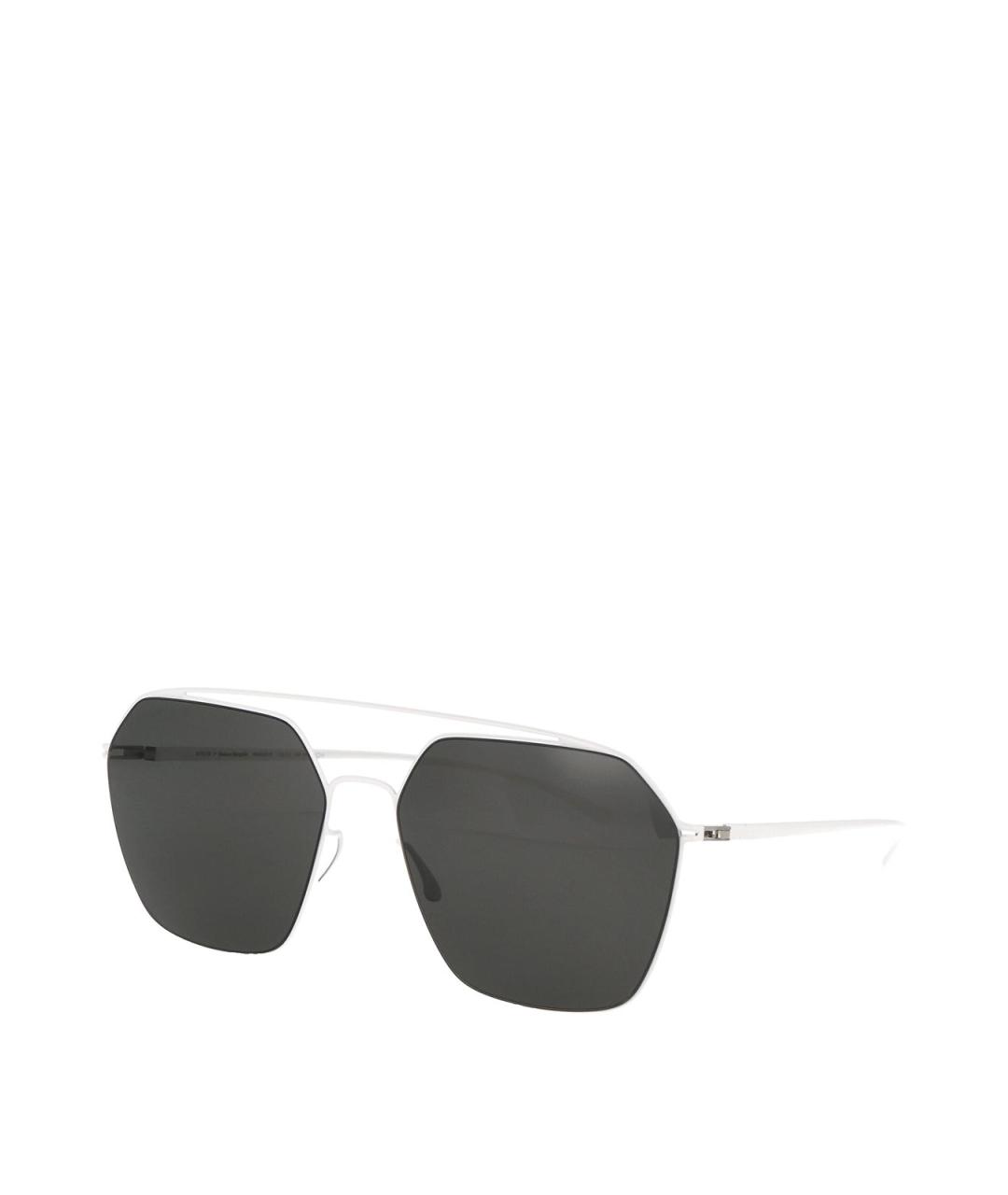 MYKITA Белые металлические солнцезащитные очки, фото 2