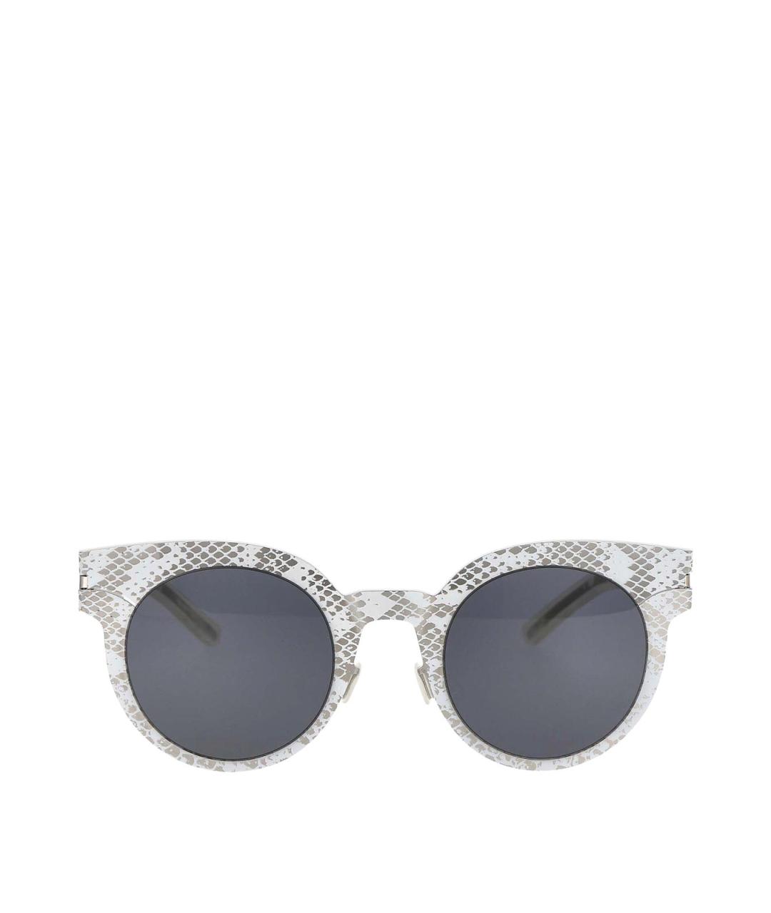 MYKITA Белые металлические солнцезащитные очки, фото 1