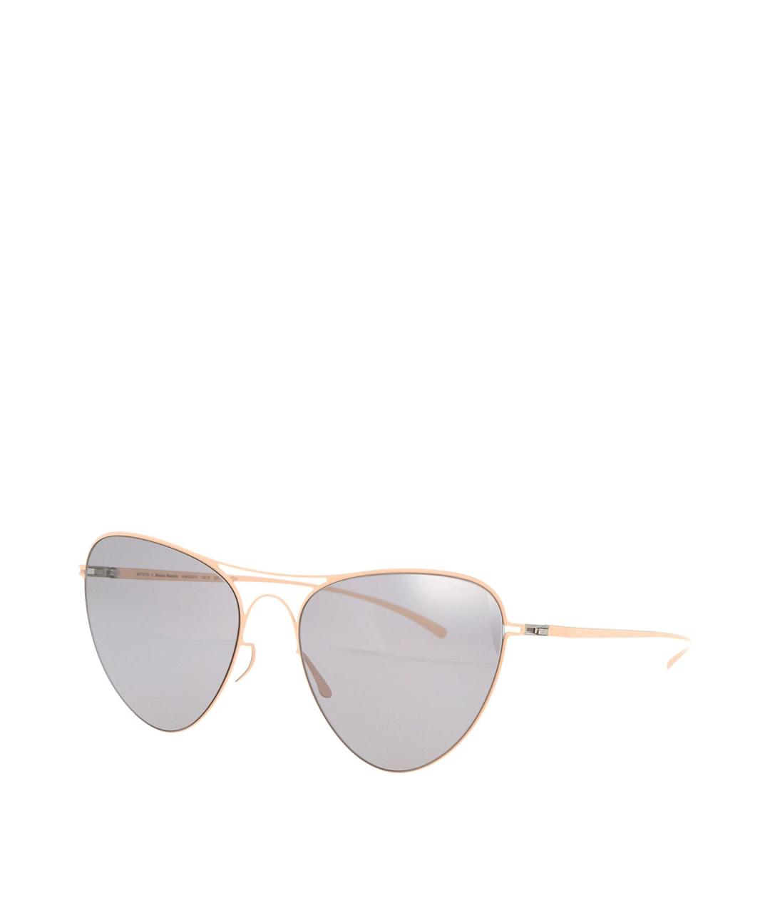 MYKITA Золотые металлические солнцезащитные очки, фото 2