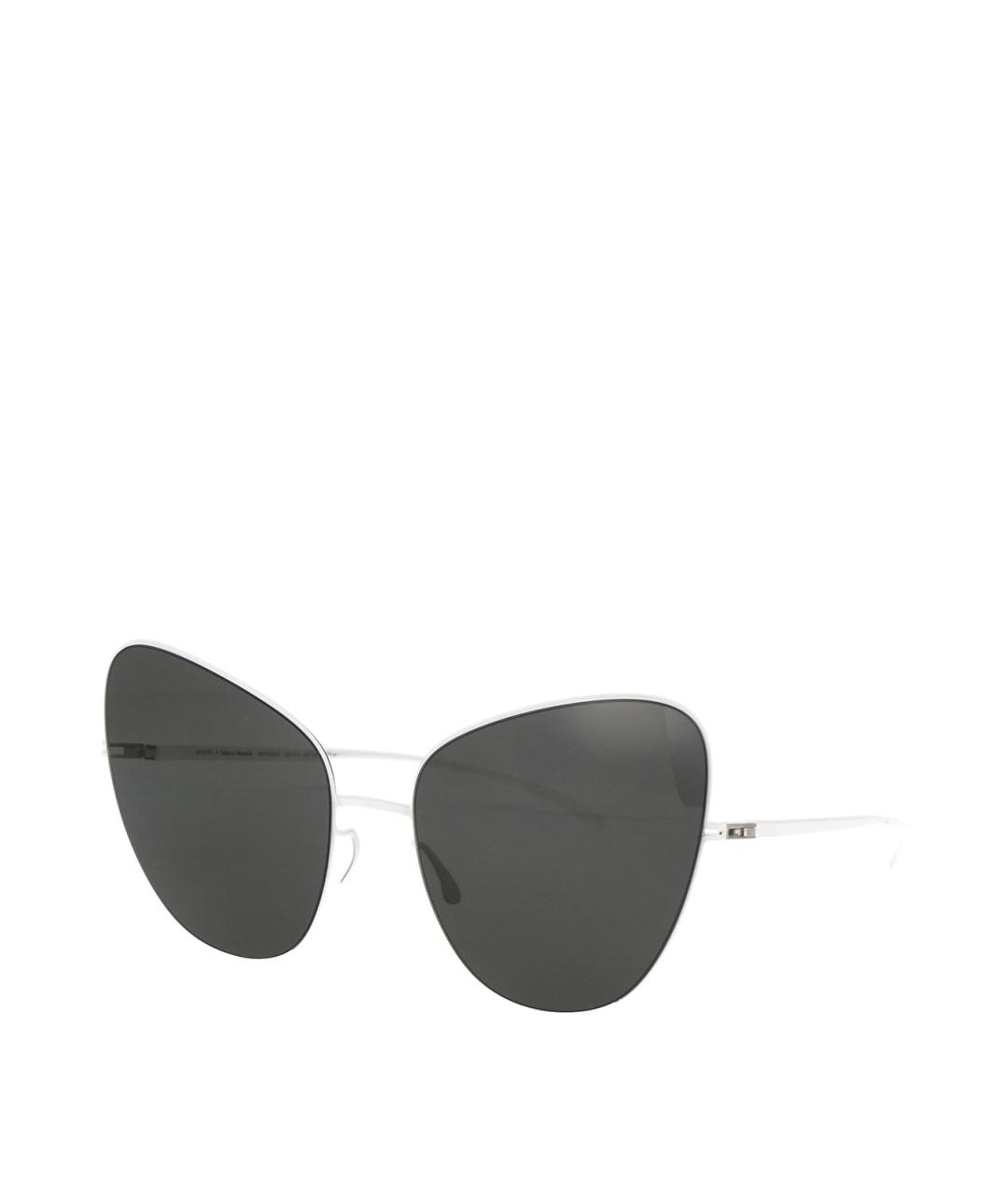 MYKITA Белые металлические солнцезащитные очки, фото 2