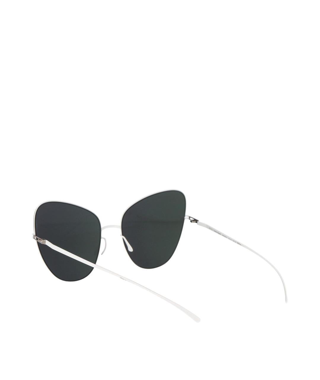MYKITA Белые металлические солнцезащитные очки, фото 4