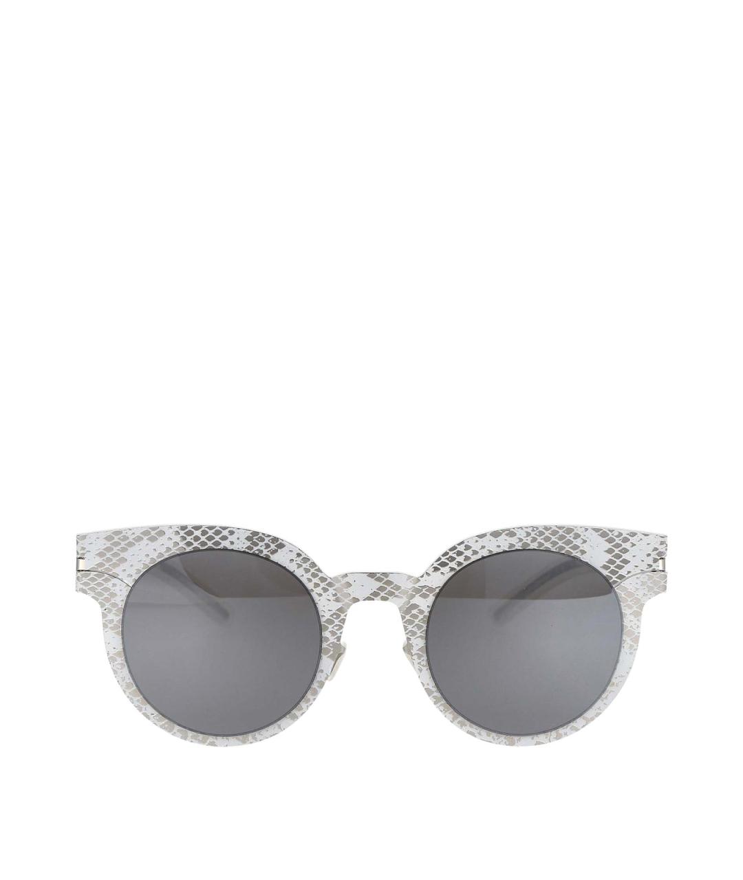 MYKITA Белые металлические солнцезащитные очки, фото 1