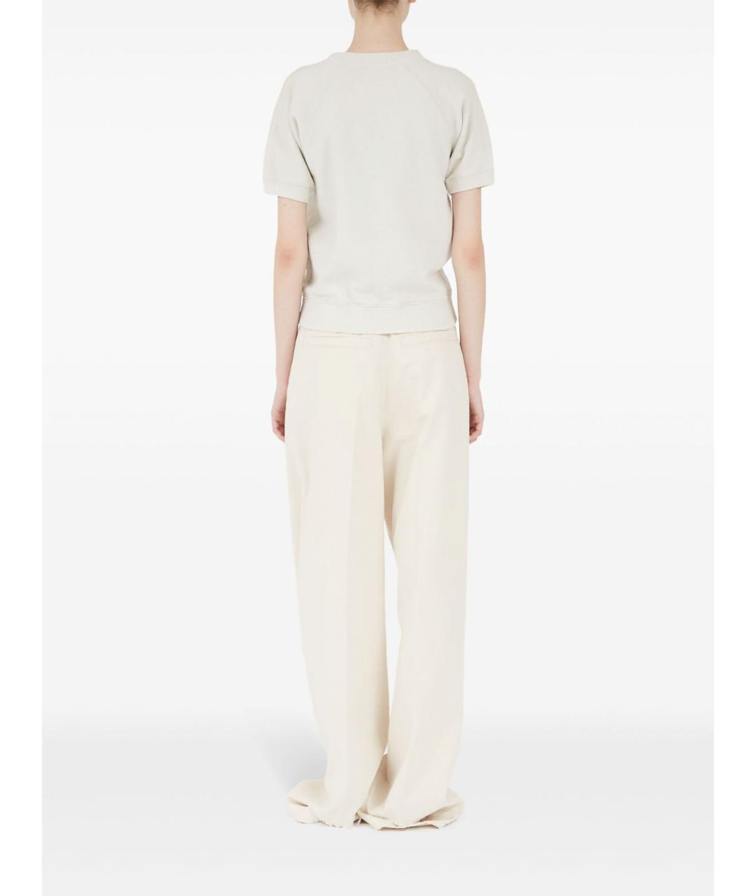 MAISON MARGIELA Бежевый хлопковый джемпер / свитер, фото 3