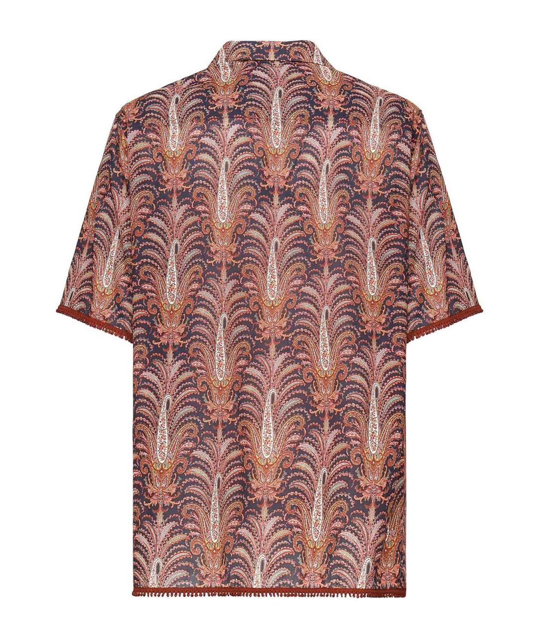 VALENTINO Красная хлопковая классическая рубашка, фото 2