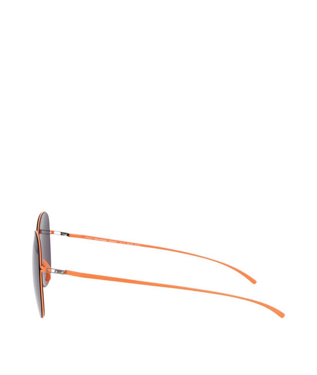 MYKITA Оранжевые металлические солнцезащитные очки, фото 3