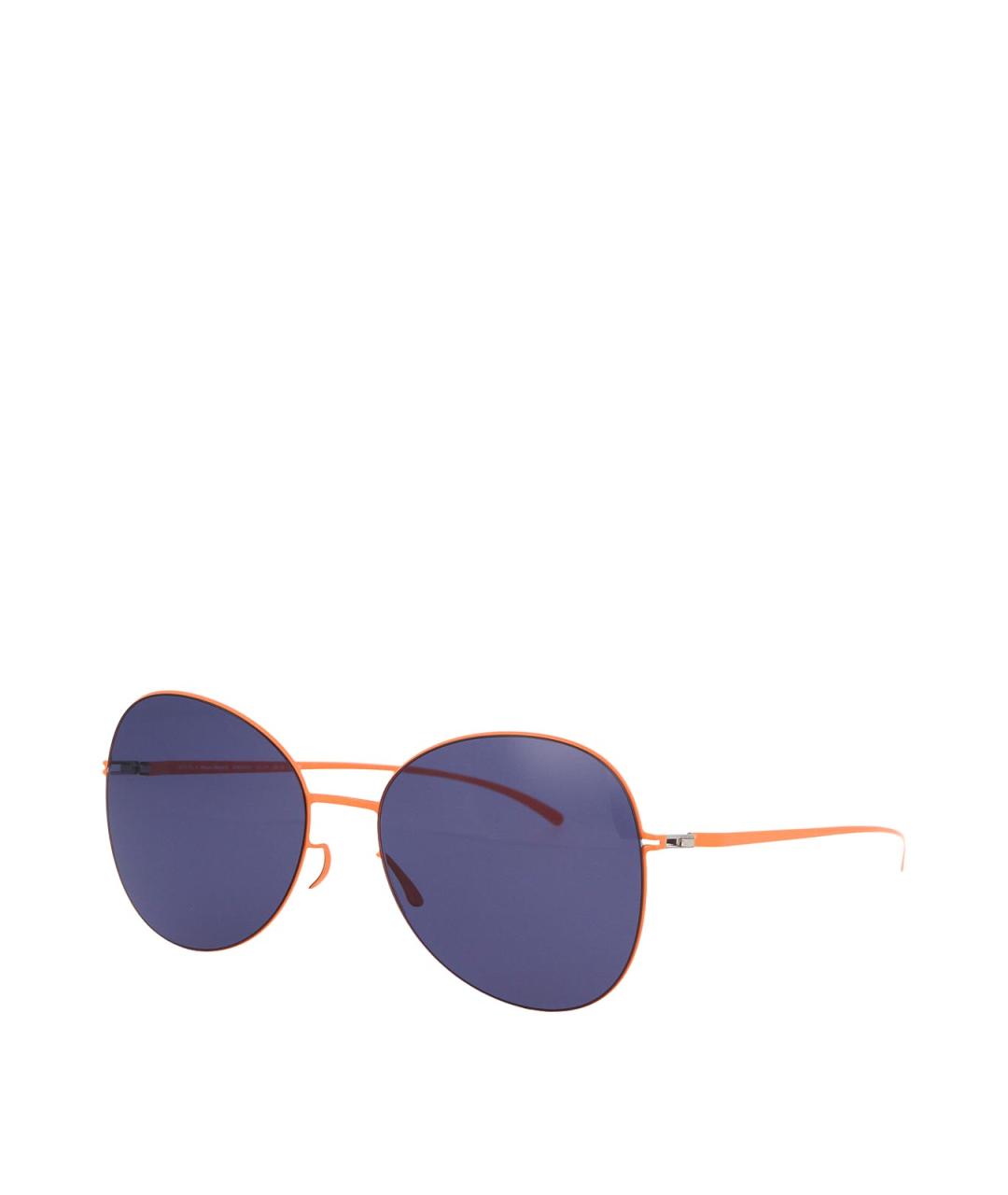 MYKITA Оранжевые металлические солнцезащитные очки, фото 2