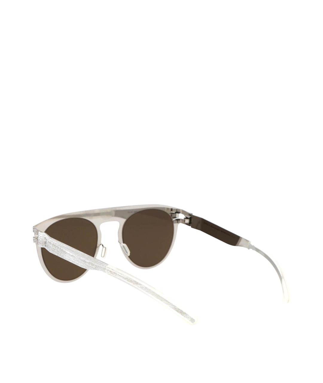 MYKITA Серые металлические солнцезащитные очки, фото 4