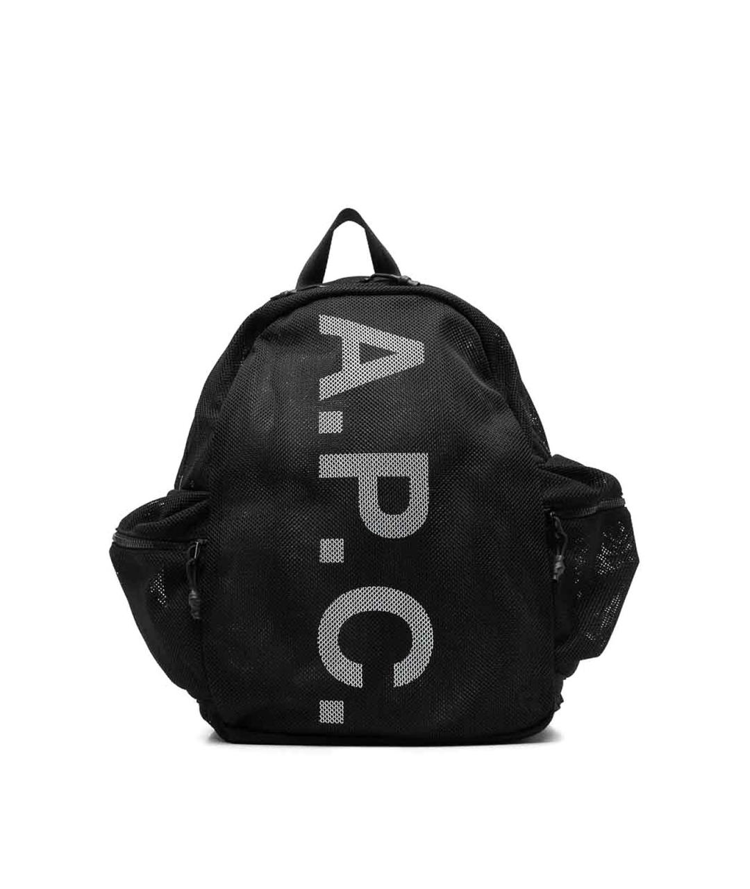 A.P.C. Черный синтетический рюкзак, фото 1