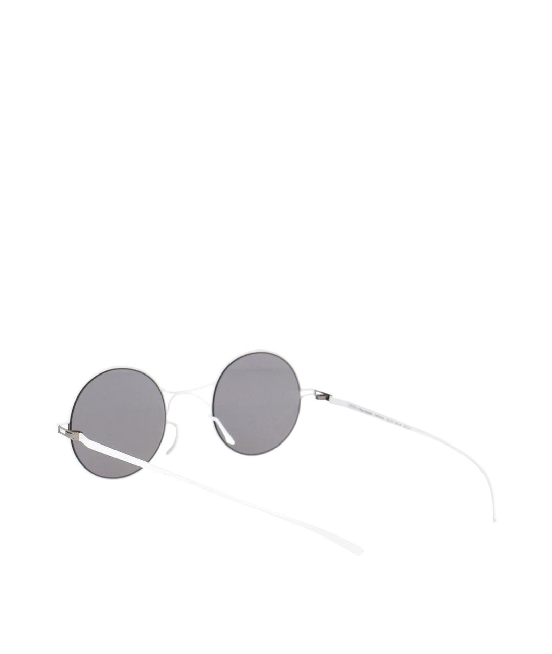 MYKITA Белые пластиковые солнцезащитные очки, фото 4