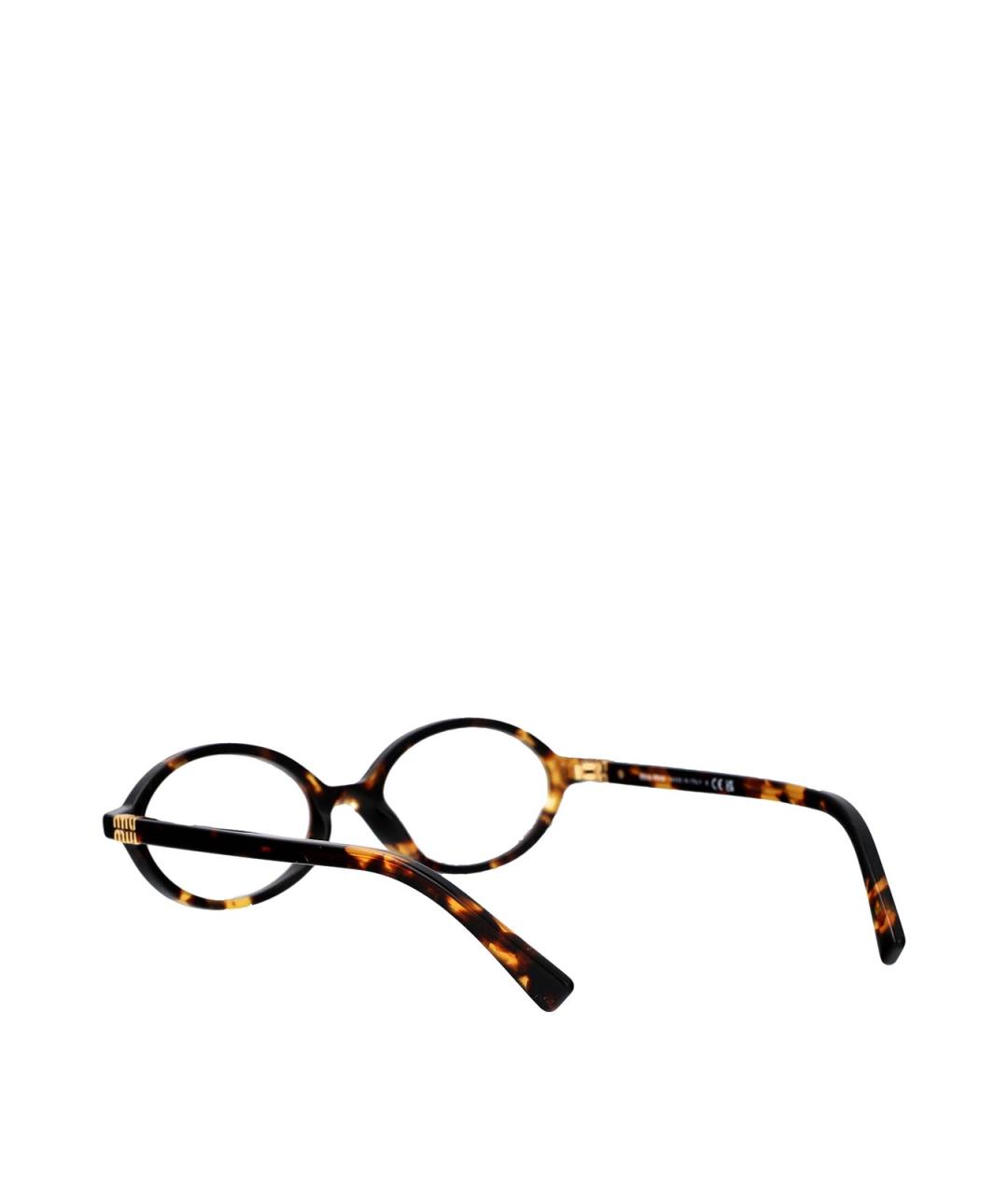 MIU MIU Коричневые солнцезащитные очки, фото 4