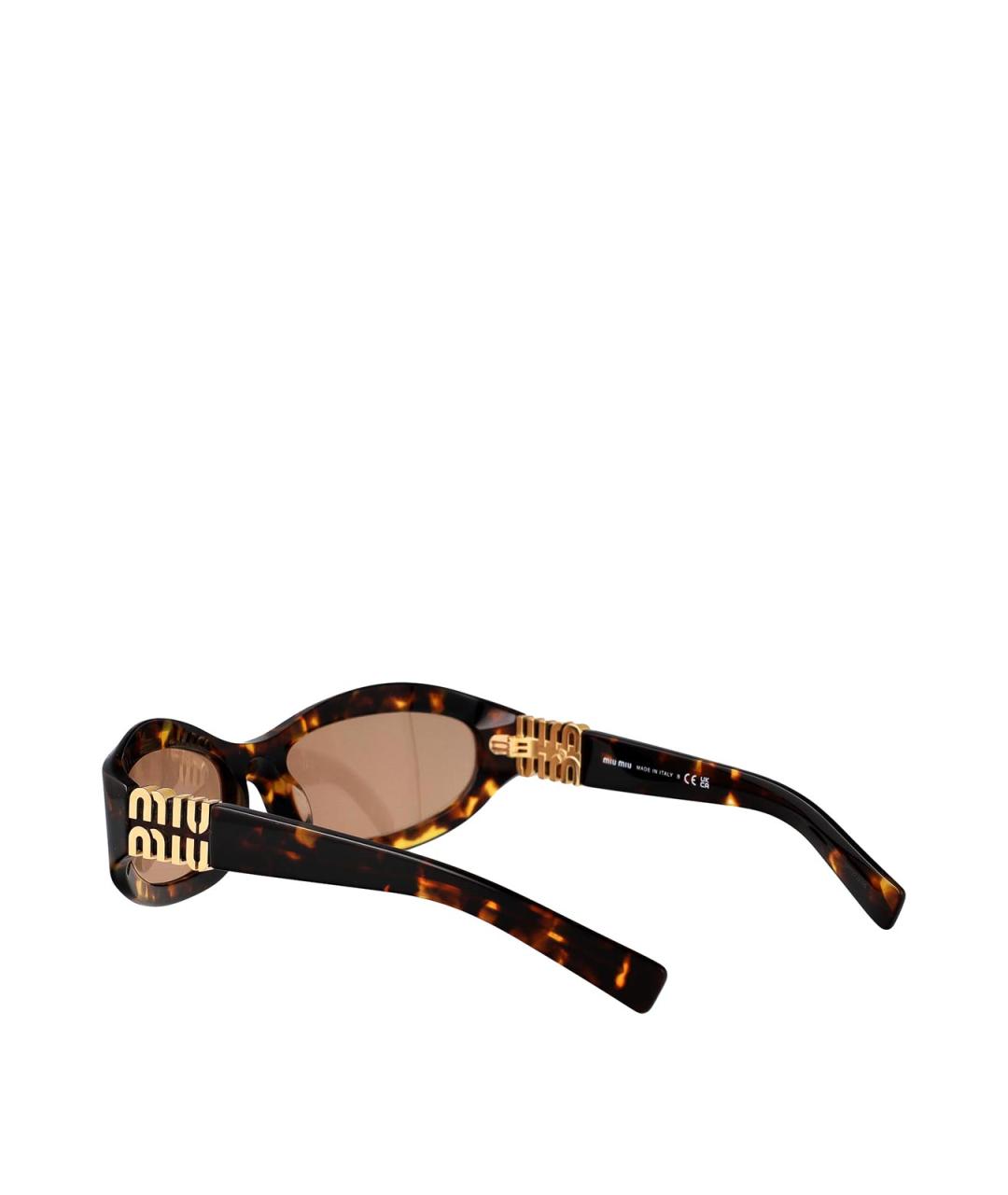 MIU MIU Коричневые солнцезащитные очки, фото 4