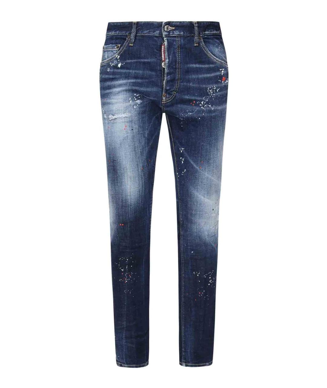 DSQUARED2 Синие хлопковые джинсы, фото 1