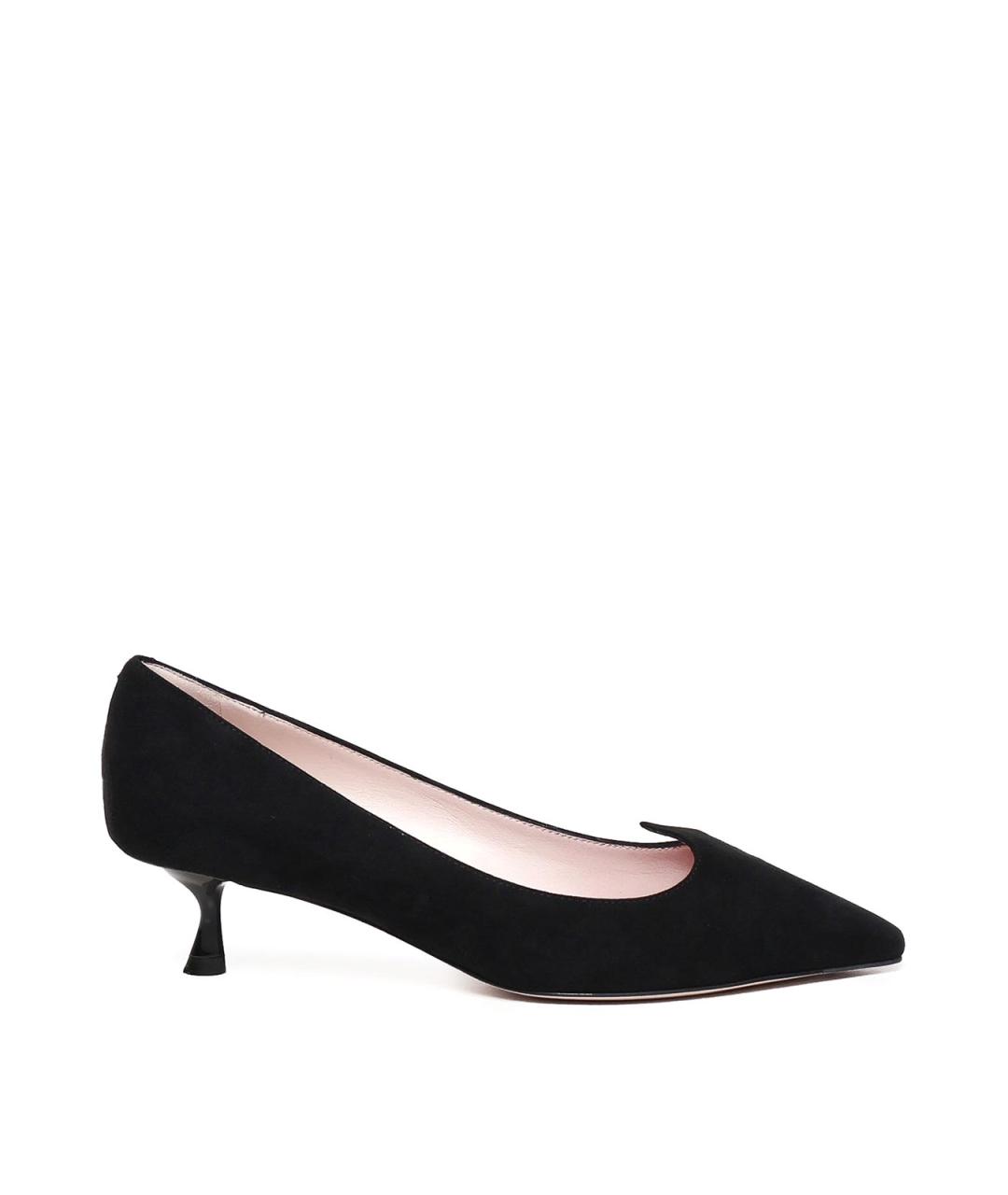 ROGER VIVIER Черные замшевые туфли, фото 1