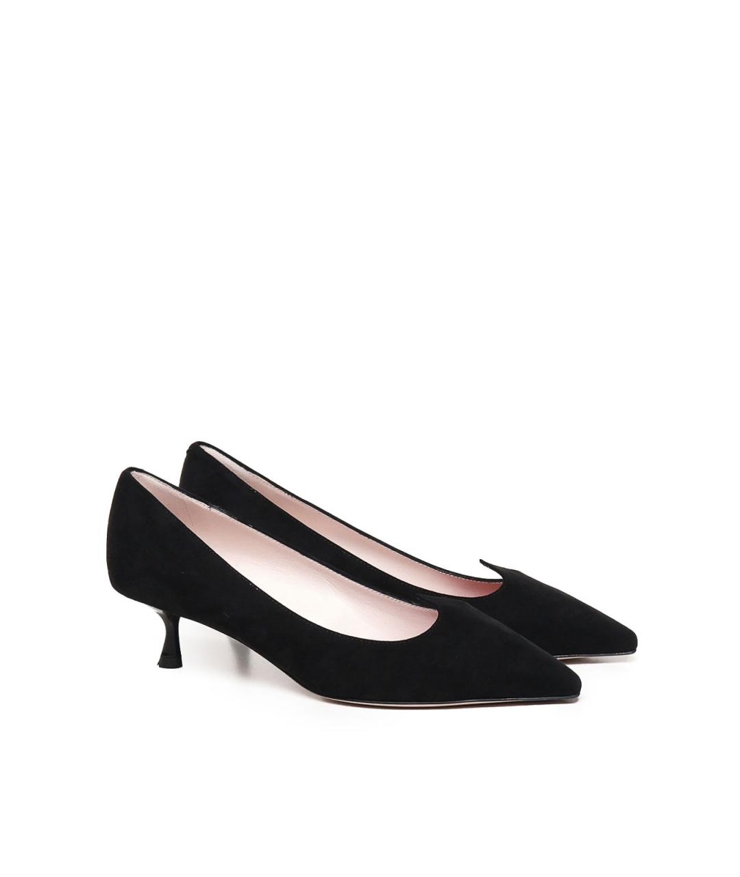 ROGER VIVIER Черные замшевые туфли, фото 2