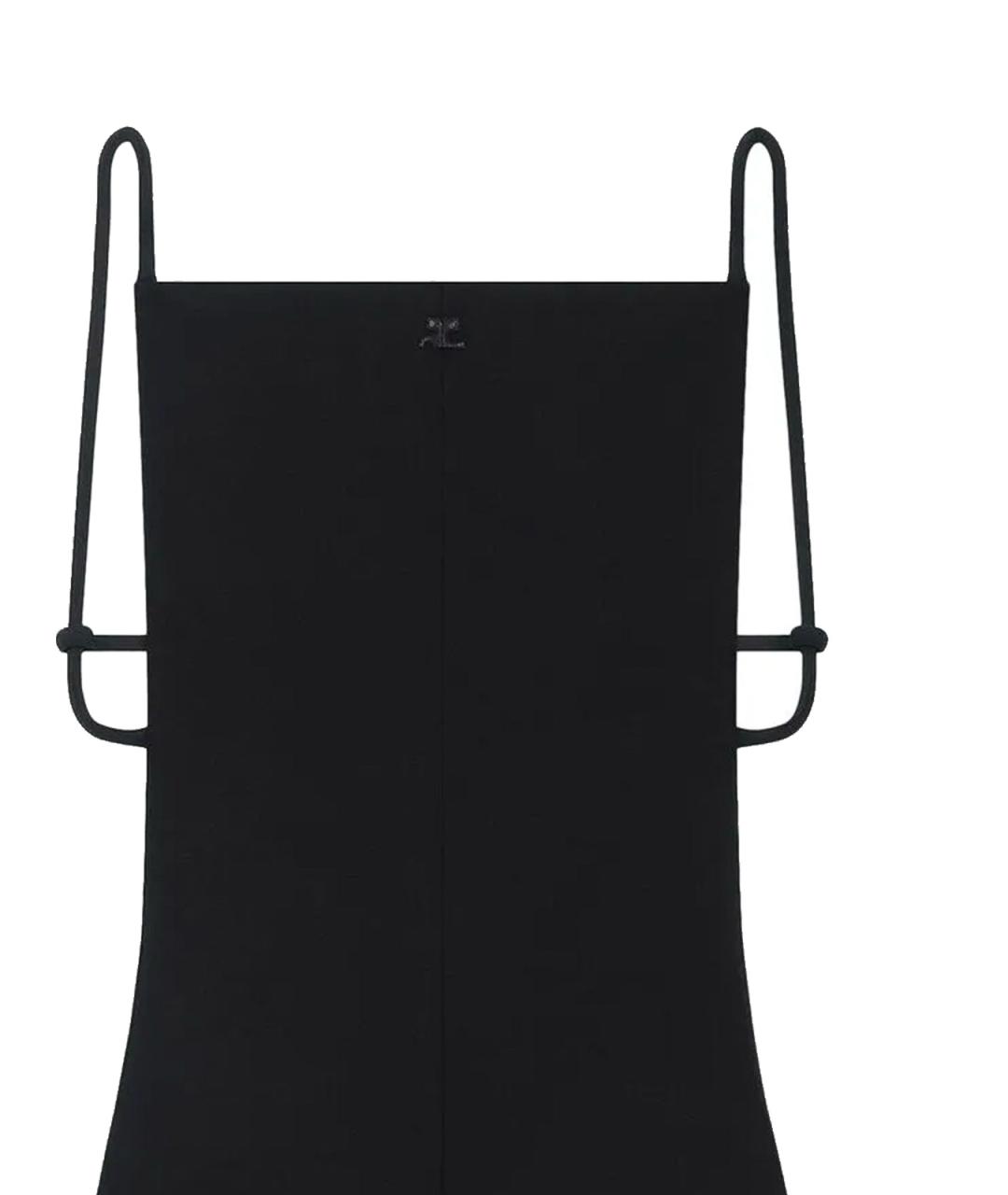COURREGES Черный полиэстеровый комбинезон, фото 2