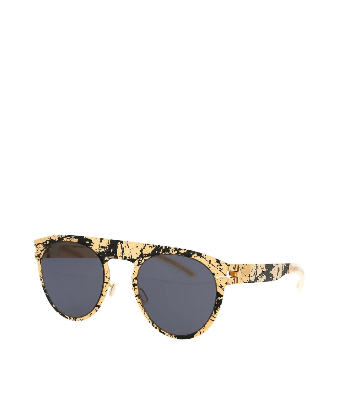 MYKITA Золотые металлические солнцезащитные очки, фото 2