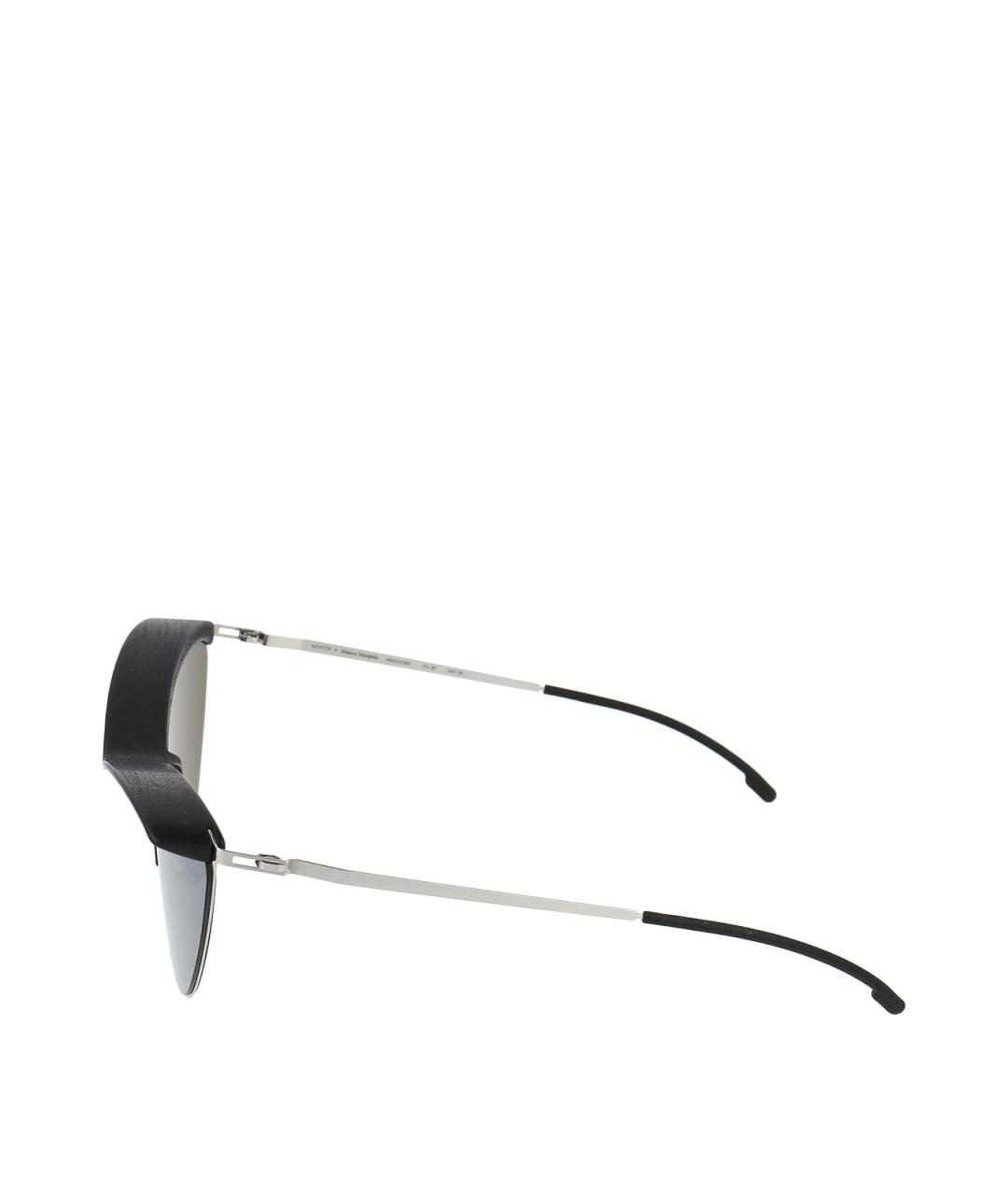 MYKITA Черные металлические солнцезащитные очки, фото 3
