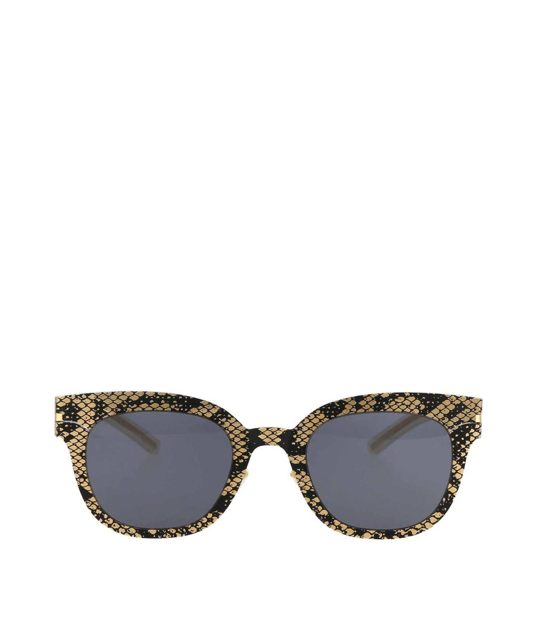 MYKITA Бежевые металлические солнцезащитные очки, фото 1