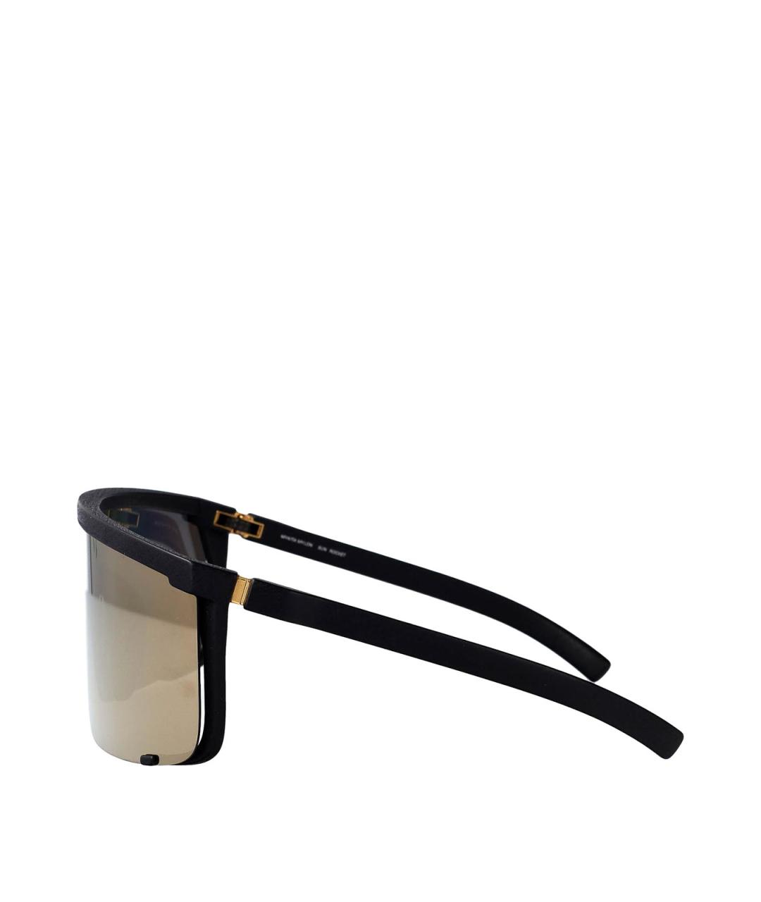 MYKITA Черные пластиковые солнцезащитные очки, фото 3