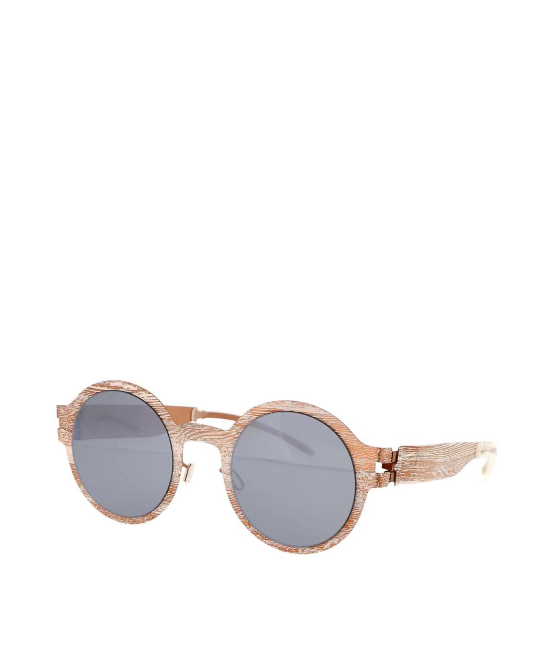 MYKITA Золотые металлические солнцезащитные очки, фото 2