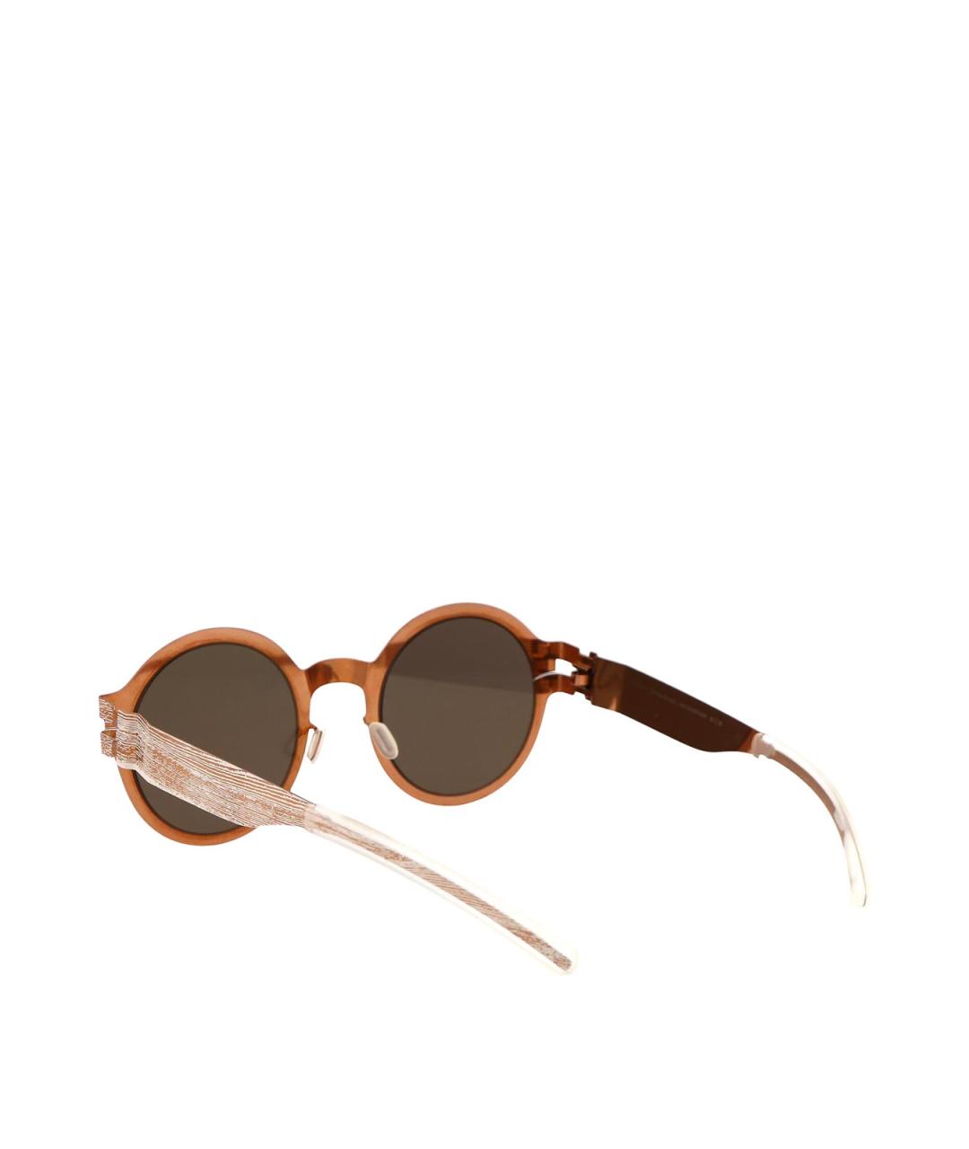 MYKITA Золотые металлические солнцезащитные очки, фото 4