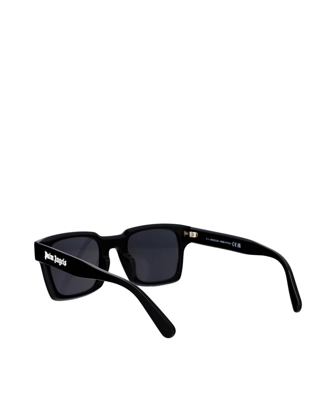 MONCLER Черные пластиковые солнцезащитные очки, фото 4