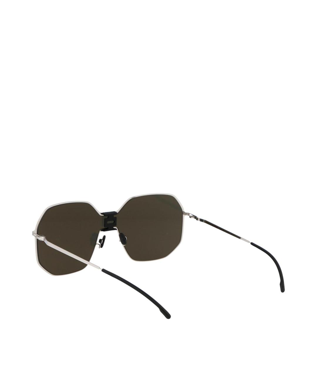 MYKITA Черные металлические солнцезащитные очки, фото 4