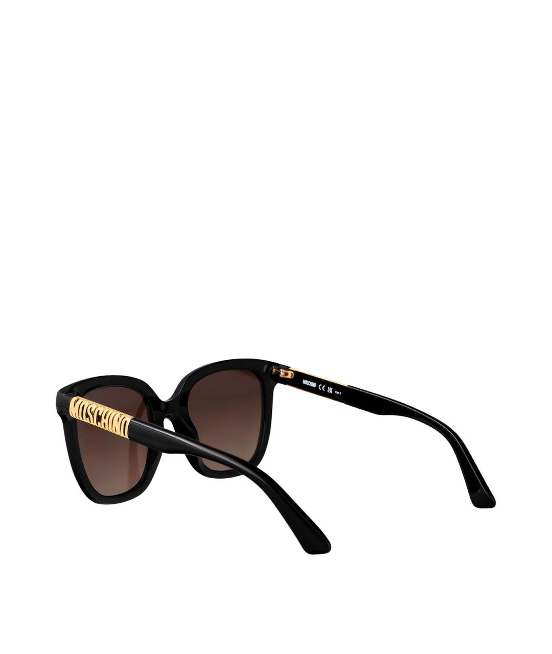 MOSCHINO Черные солнцезащитные очки, фото 4