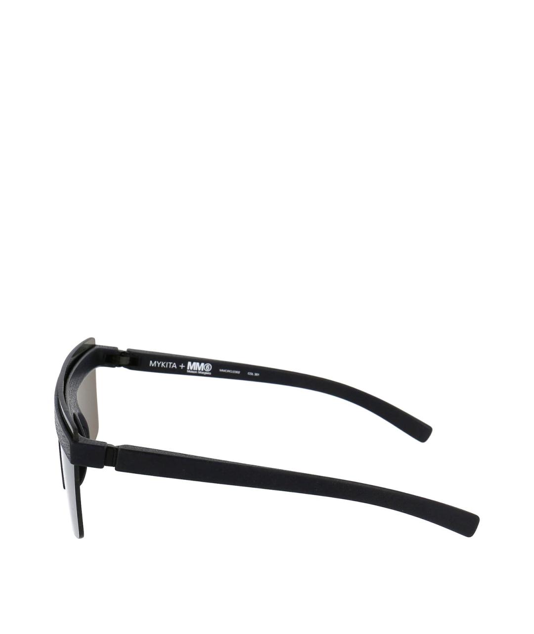 MYKITA Черные пластиковые солнцезащитные очки, фото 3