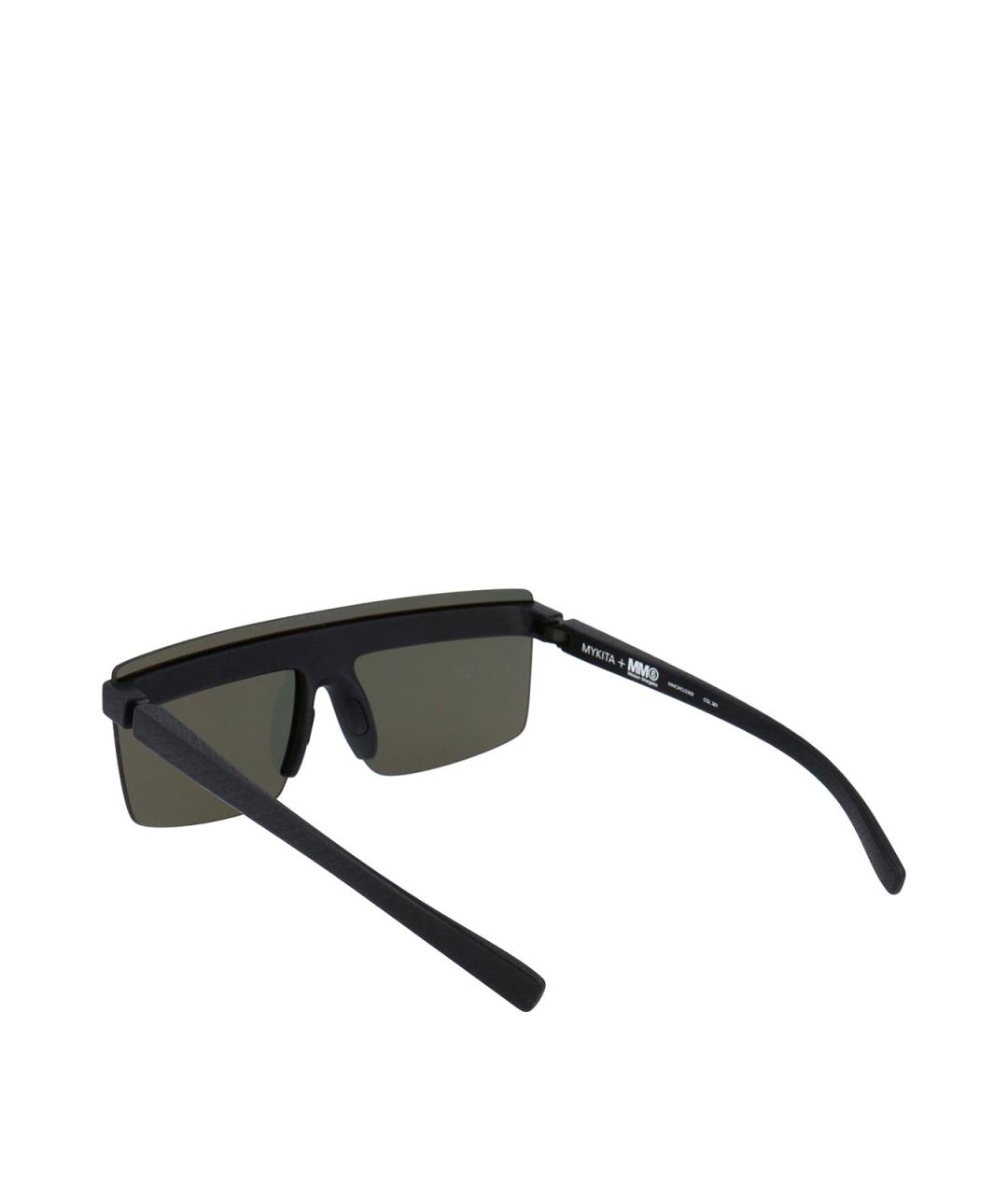 MYKITA Черные пластиковые солнцезащитные очки, фото 4