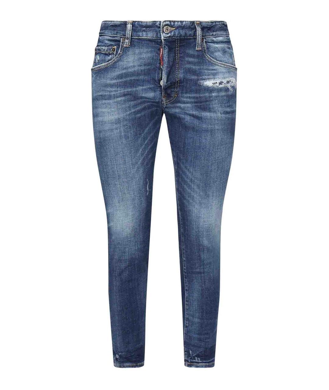 DSQUARED2 Синие хлопковые джинсы, фото 1