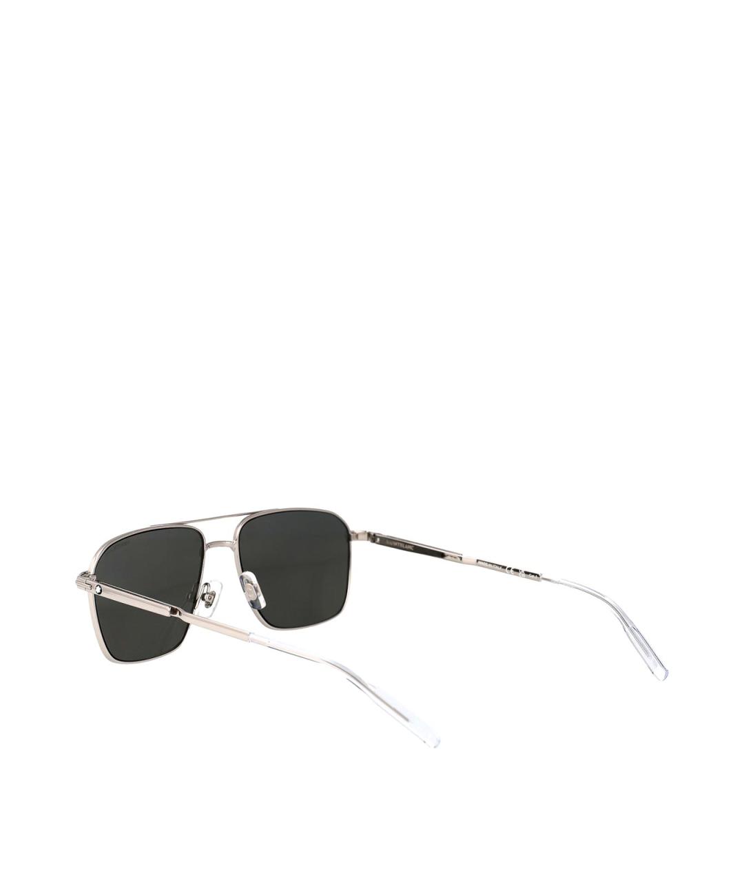 MONTBLANC Серебряные солнцезащитные очки, фото 4