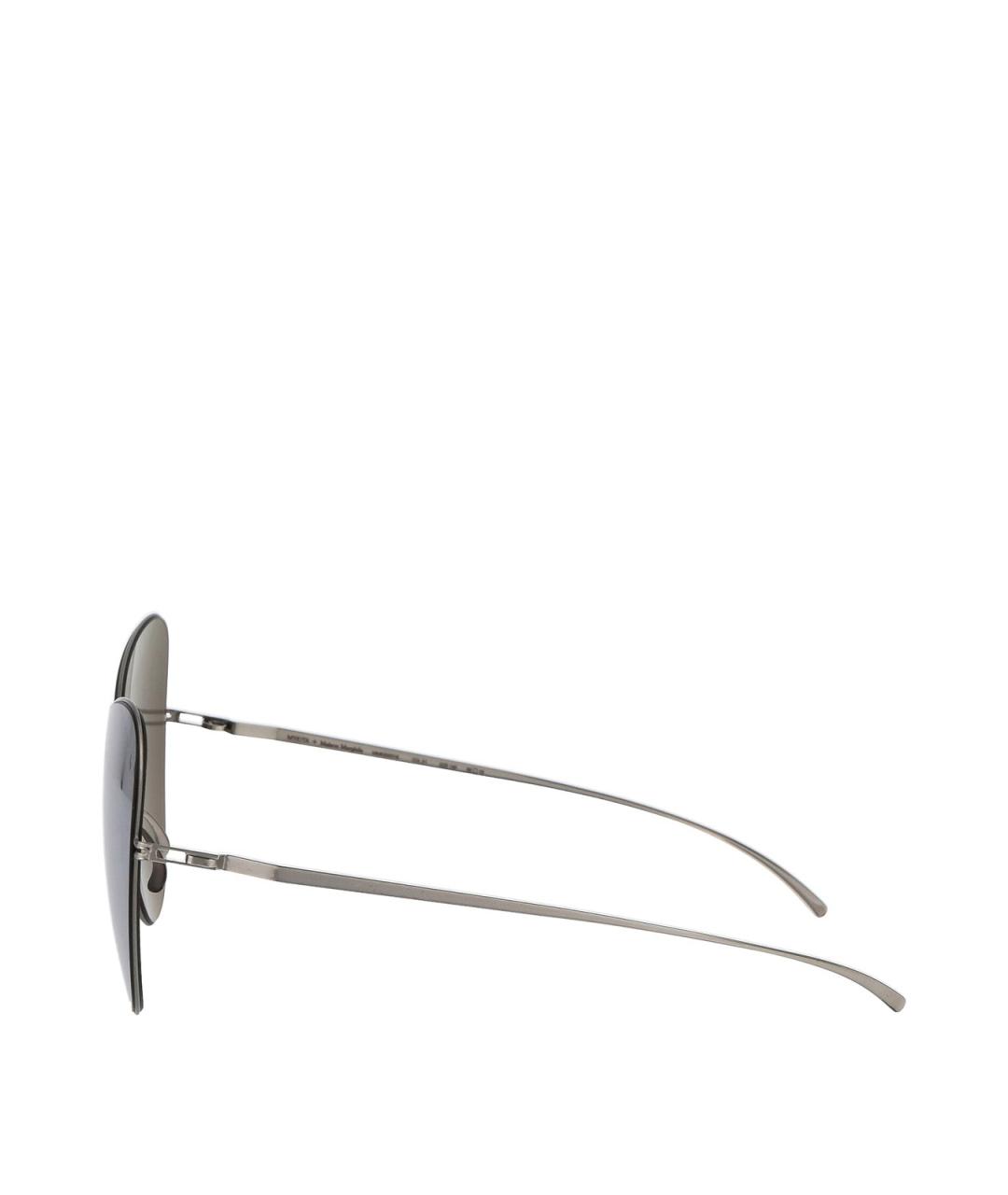 MYKITA Серебряные металлические солнцезащитные очки, фото 3