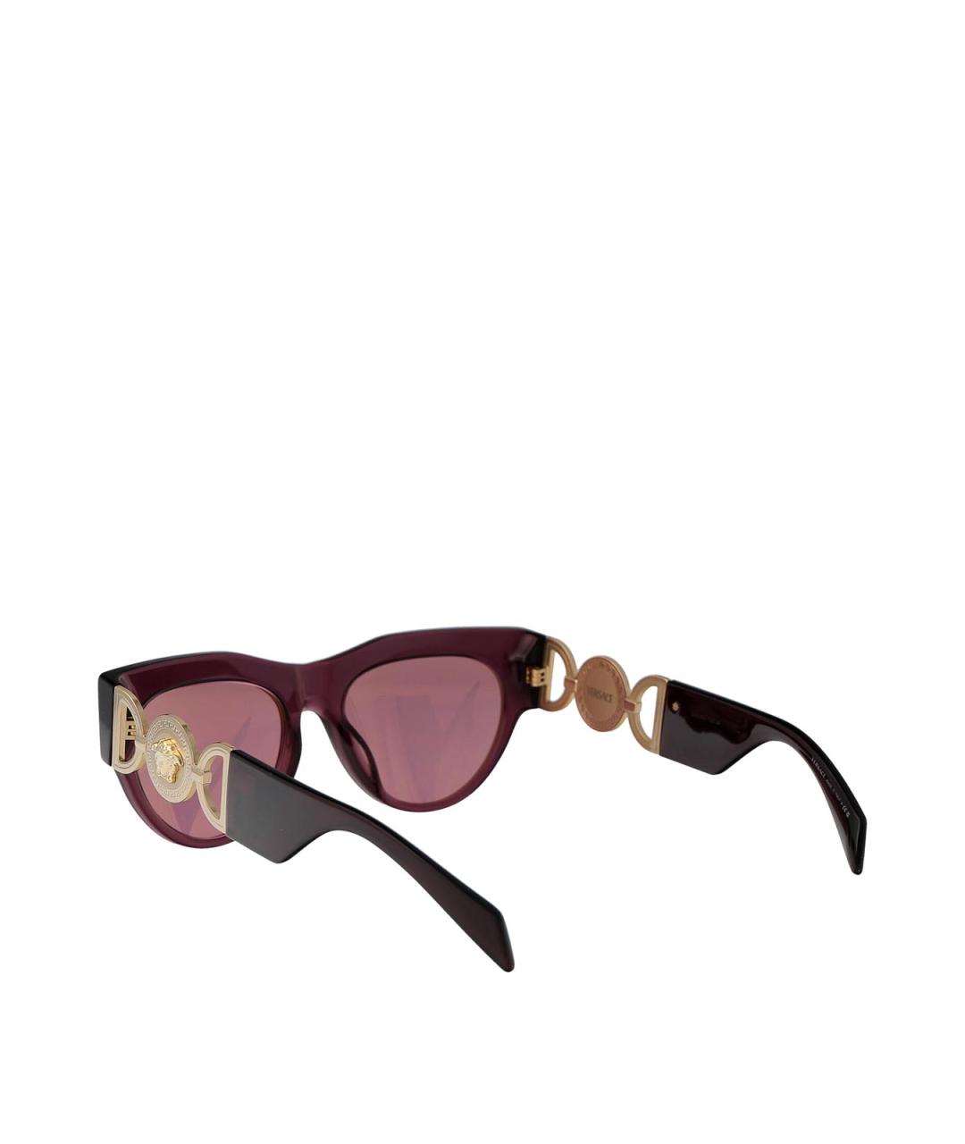 VERSACE Фиолетовые солнцезащитные очки, фото 4