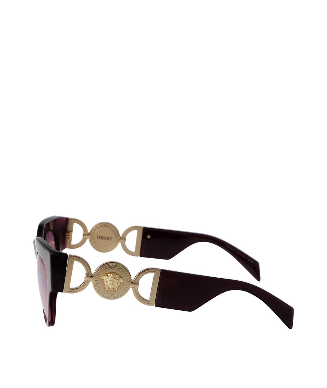 VERSACE Фиолетовые солнцезащитные очки, фото 3