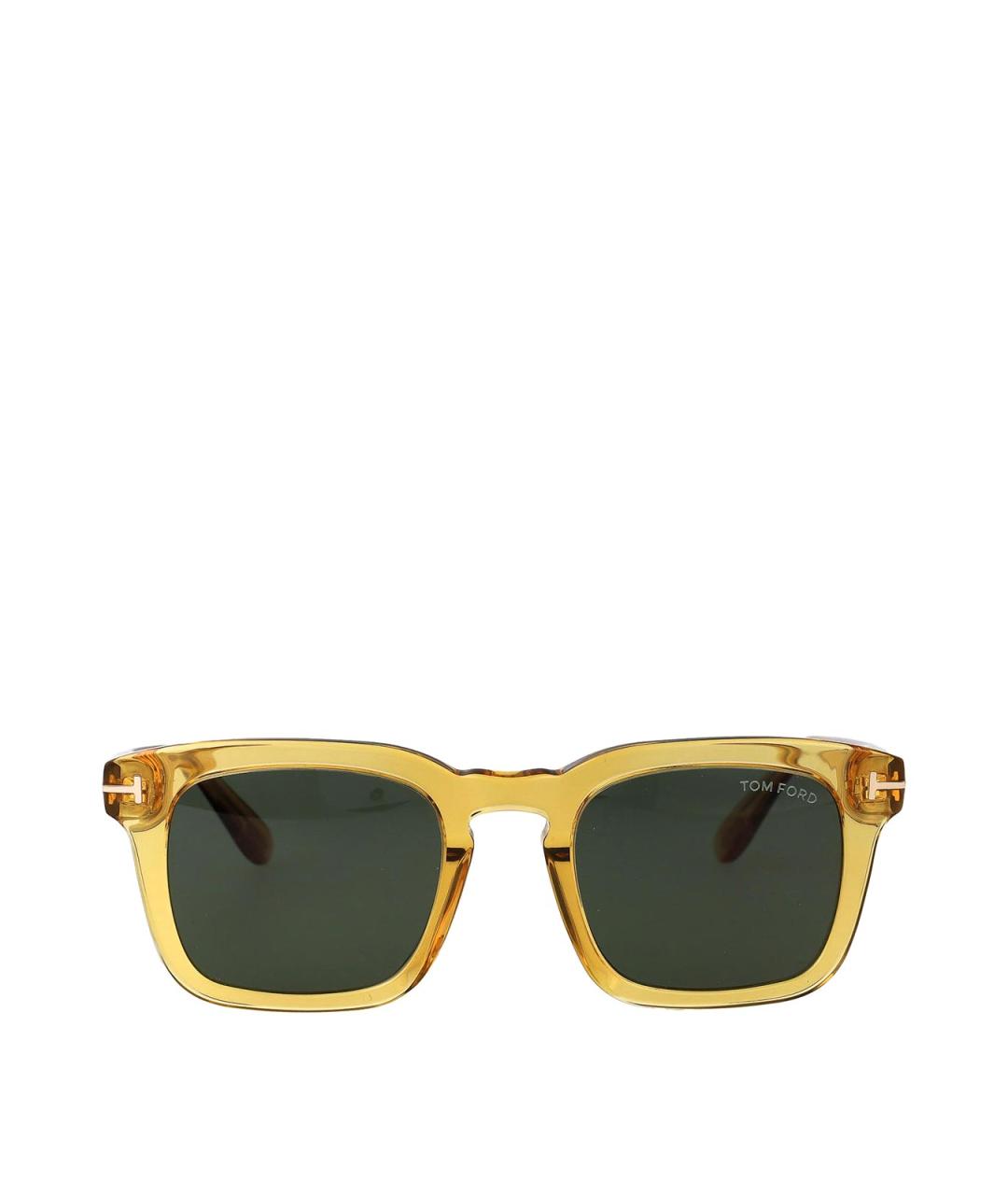 TOM FORD Желтые солнцезащитные очки, фото 1