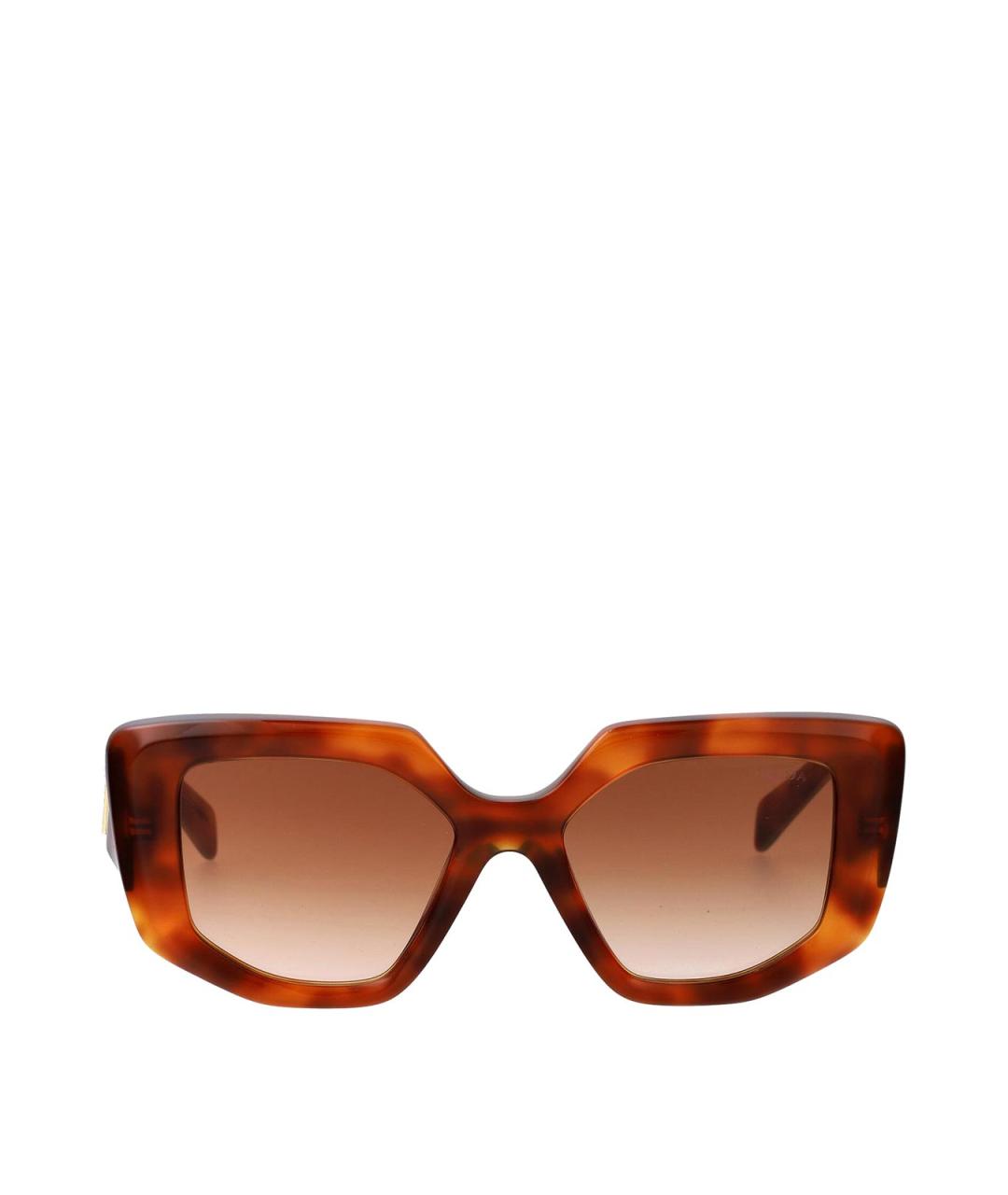 PRADA Коричневые солнцезащитные очки, фото 1